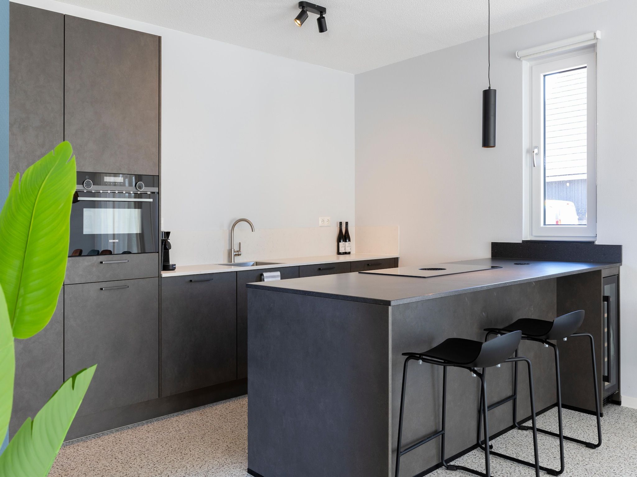 De keuken van Resort Nieuwvliet-Bad 12 in Nieuwvliet