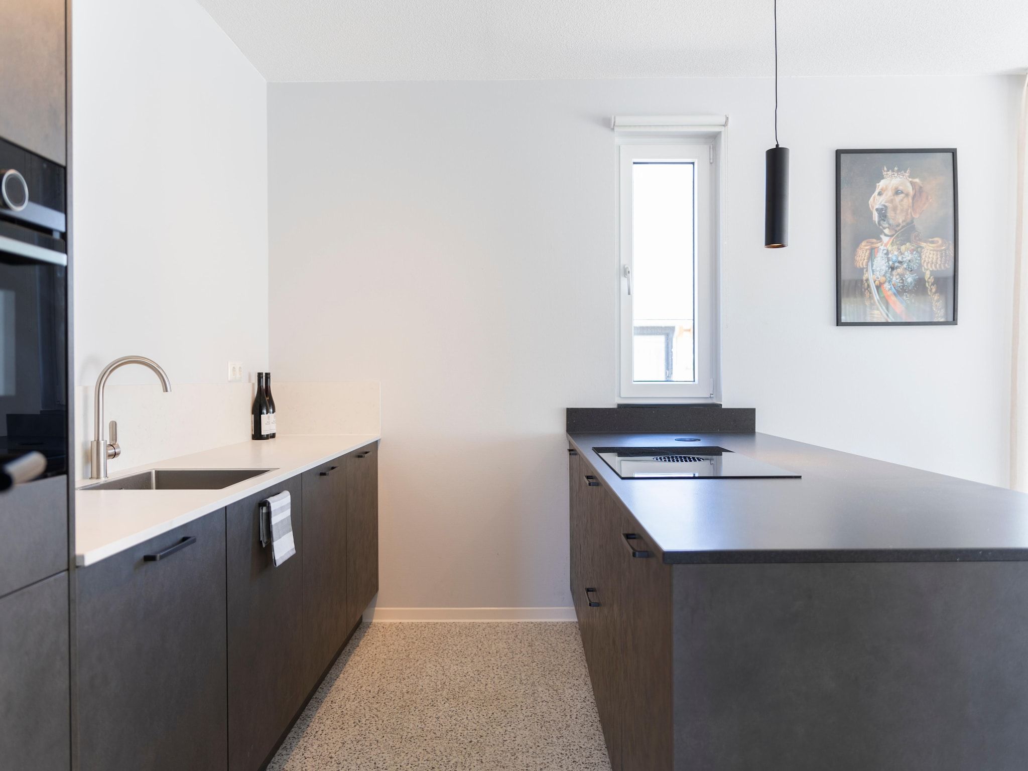 De keuken van Resort Nieuwvliet-Bad 12 in Nieuwvliet