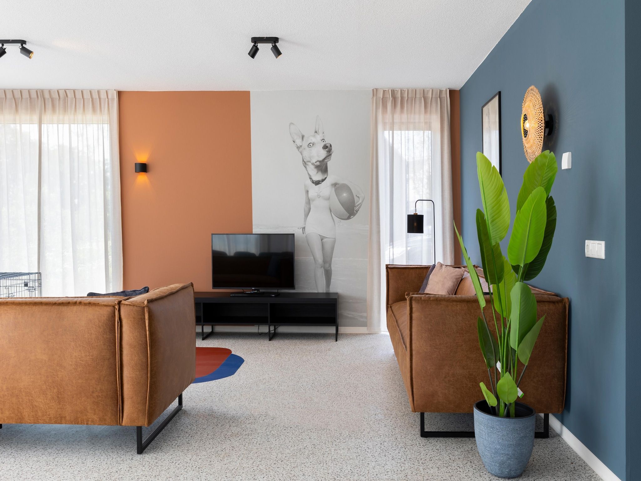 De woonkamer van Resort Nieuwvliet-Bad 12 in Nieuwvliet