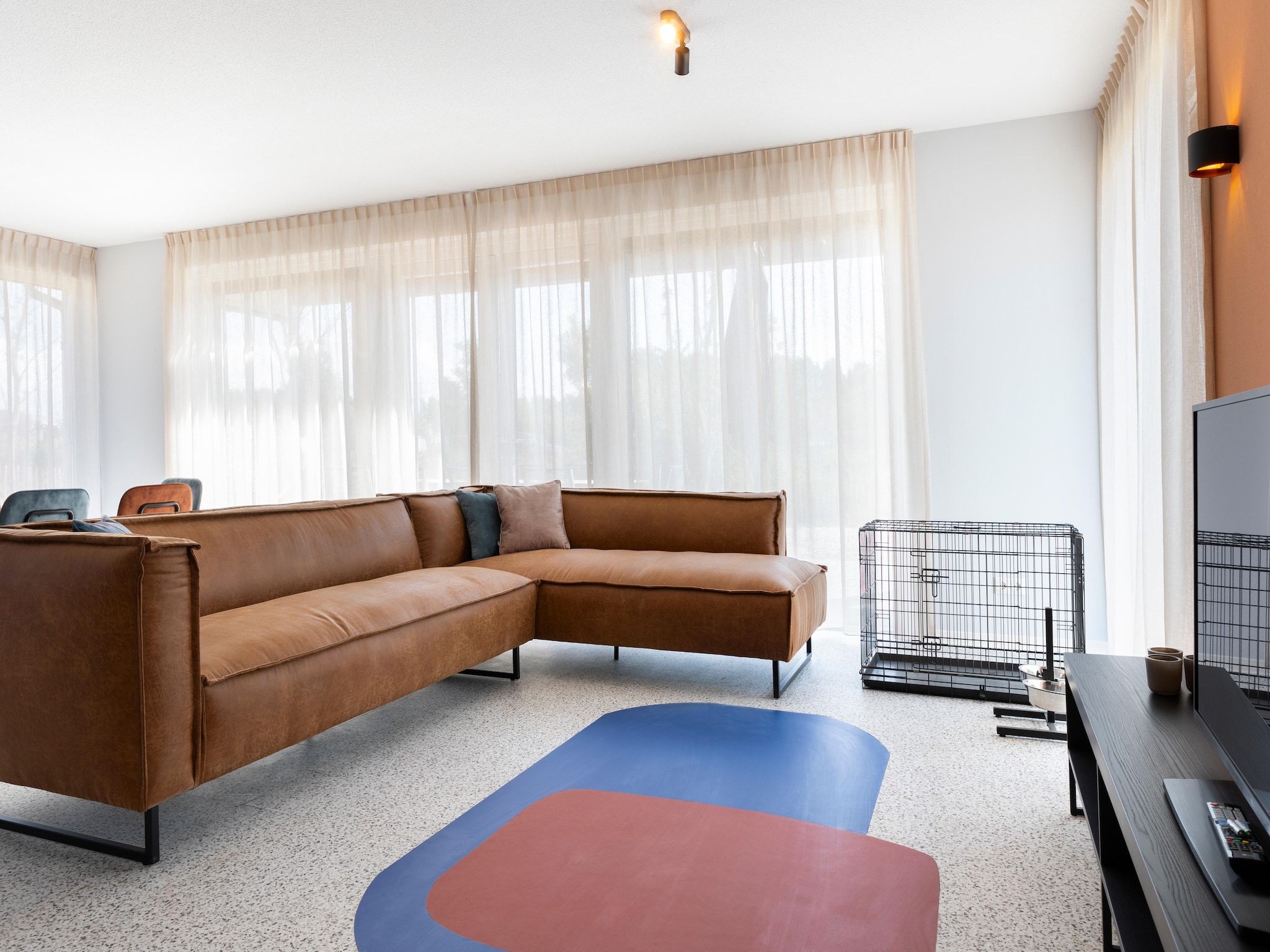 De woonkamer van Resort Nieuwvliet-Bad 12 in Nieuwvliet