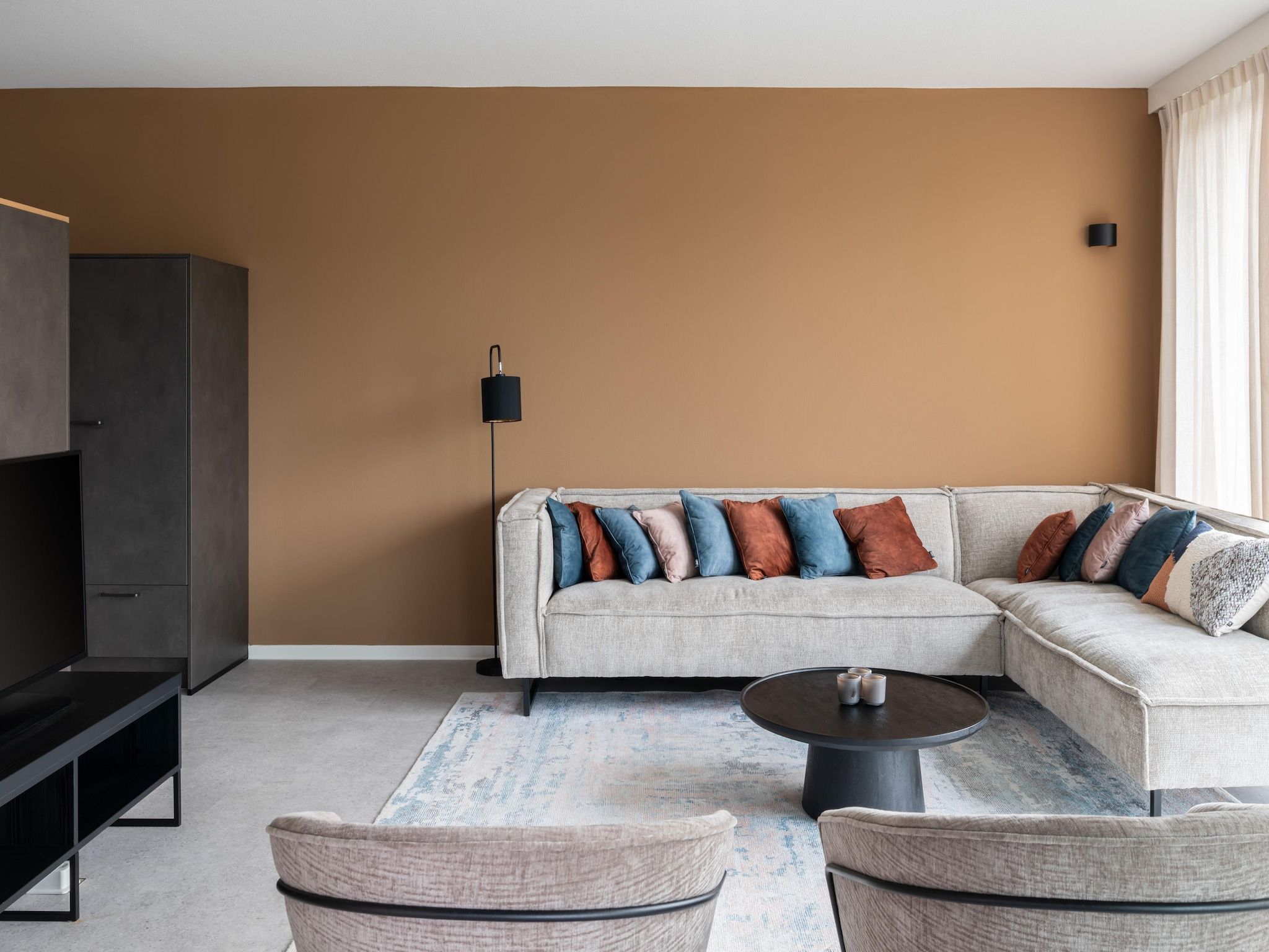 De woonkamer van Resort Nieuwvliet-Bad 15 in Nieuwvliet