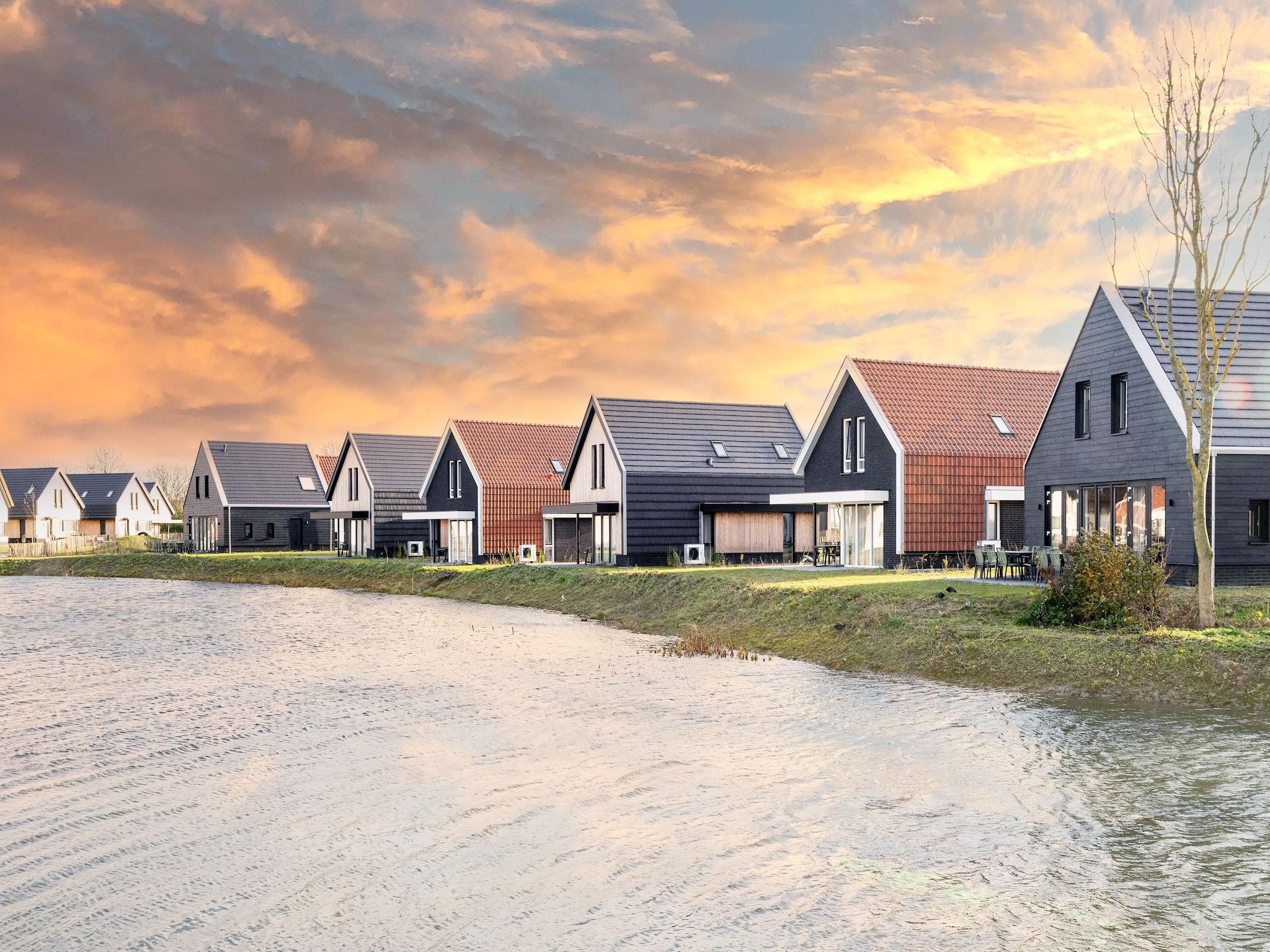 De buitenkant van Resort Nieuwvliet-Bad 18 in Nieuwvliet