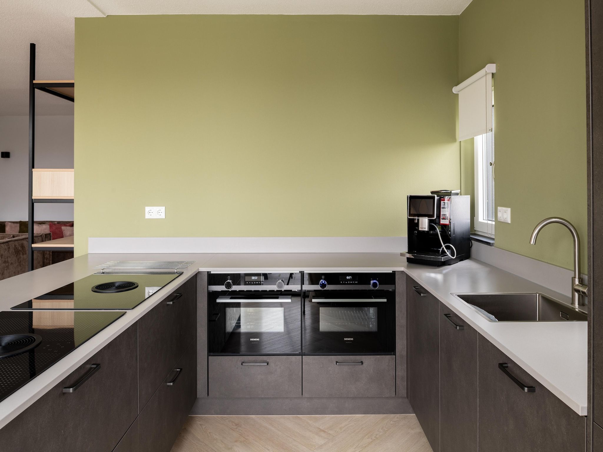 De keuken van Resort Nieuwvliet-Bad 18 in Nieuwvliet