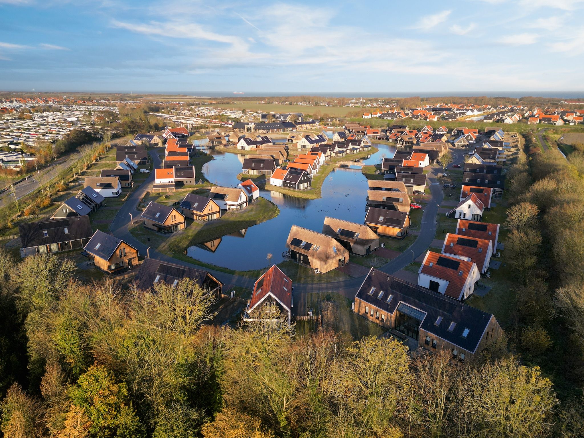 De buitenkant van Resort Nieuwvliet-Bad 20 in Nieuwvliet