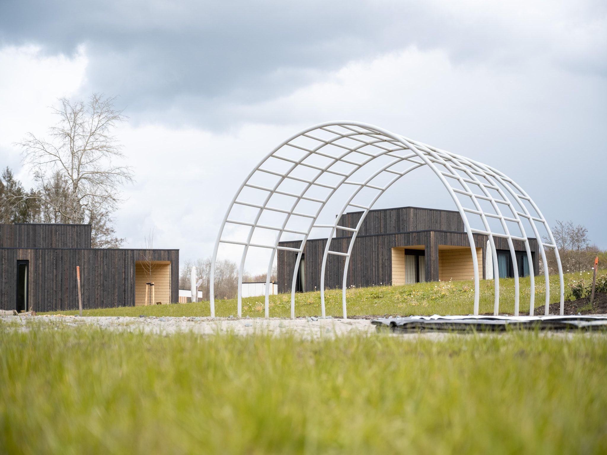 Parkfaciliteiten bij Resort de Parel 11 in Zeewolde