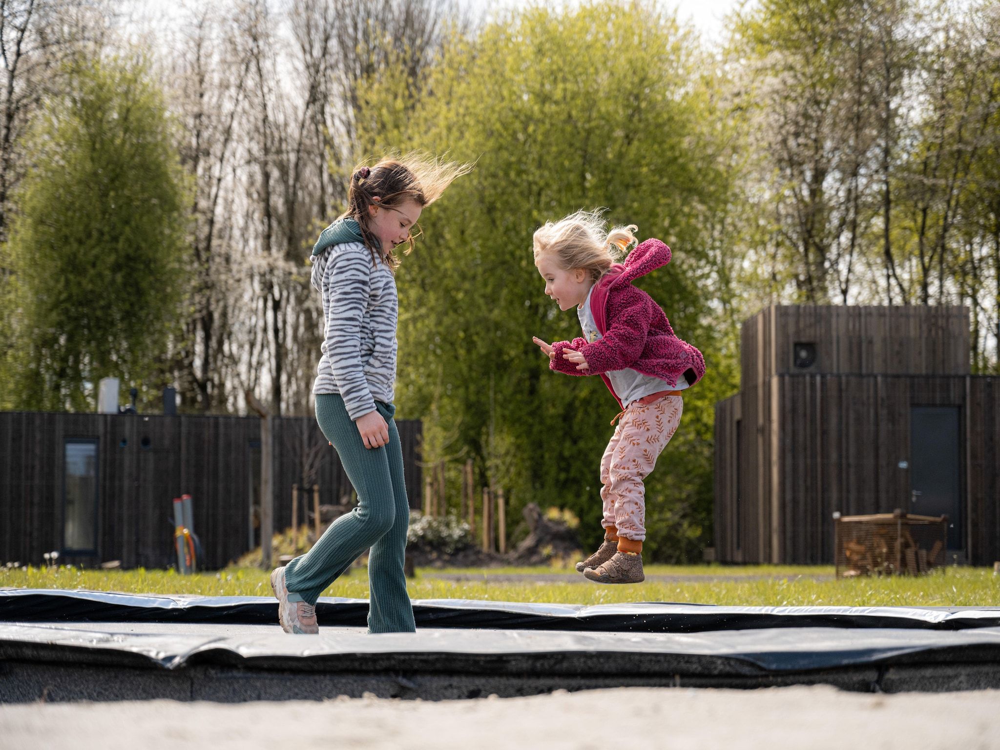 Parkfaciliteiten bij Resort de Parel 12 in Zeewolde