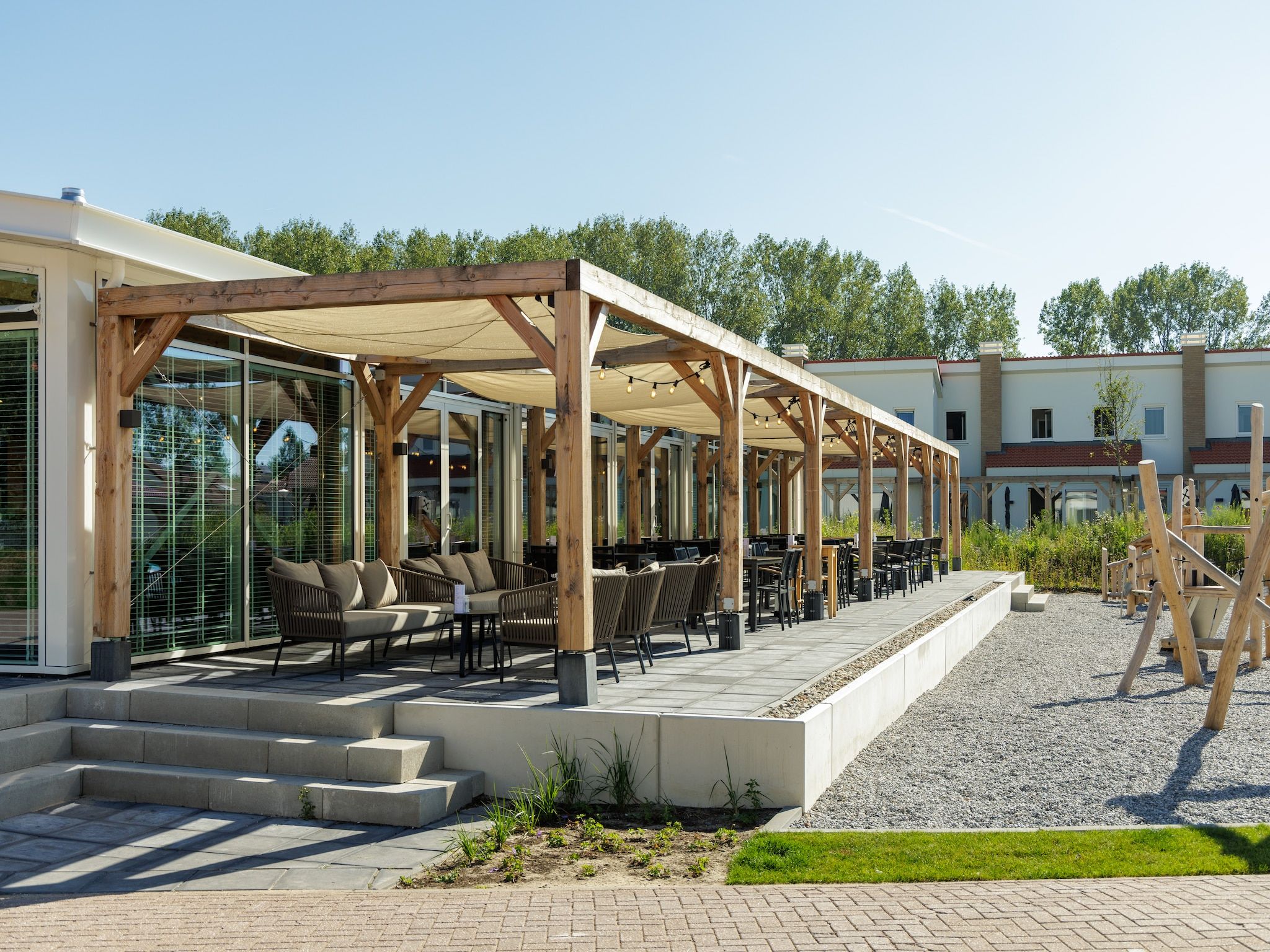 Parkfaciliteiten bij Duinresort Dunimar 4 in Noordwijkerhout