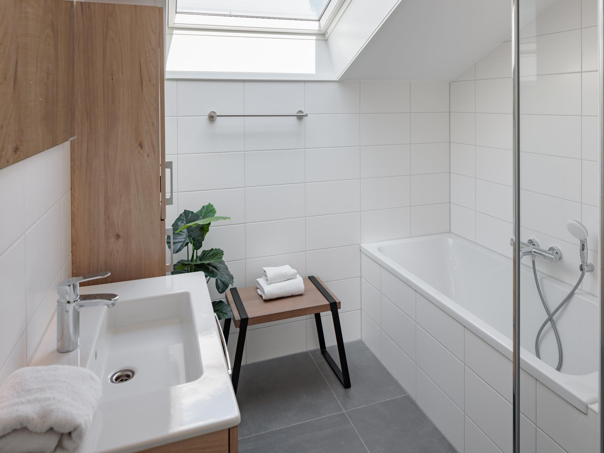 De badkamer van Duinresort Dunimar 5 in Noordwijkerhout