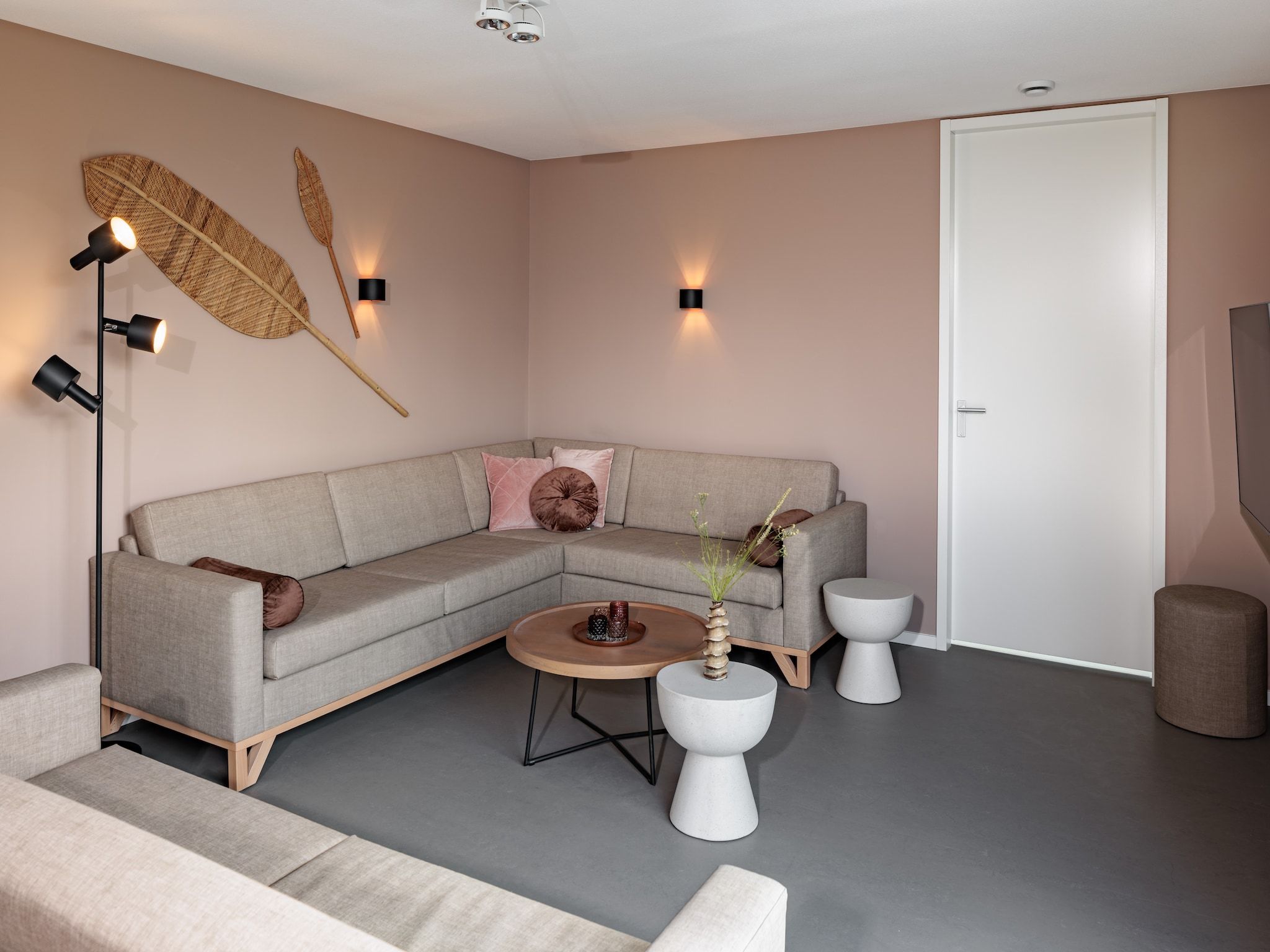 De woonkamer van Duinresort Dunimar 5 in Noordwijkerhout