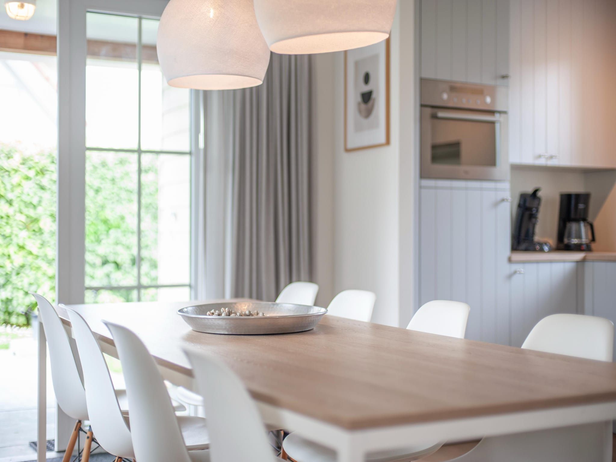 De eetkamer van Noordzee Résidence Cadzand-Bad 10 in Cadzand-Bad