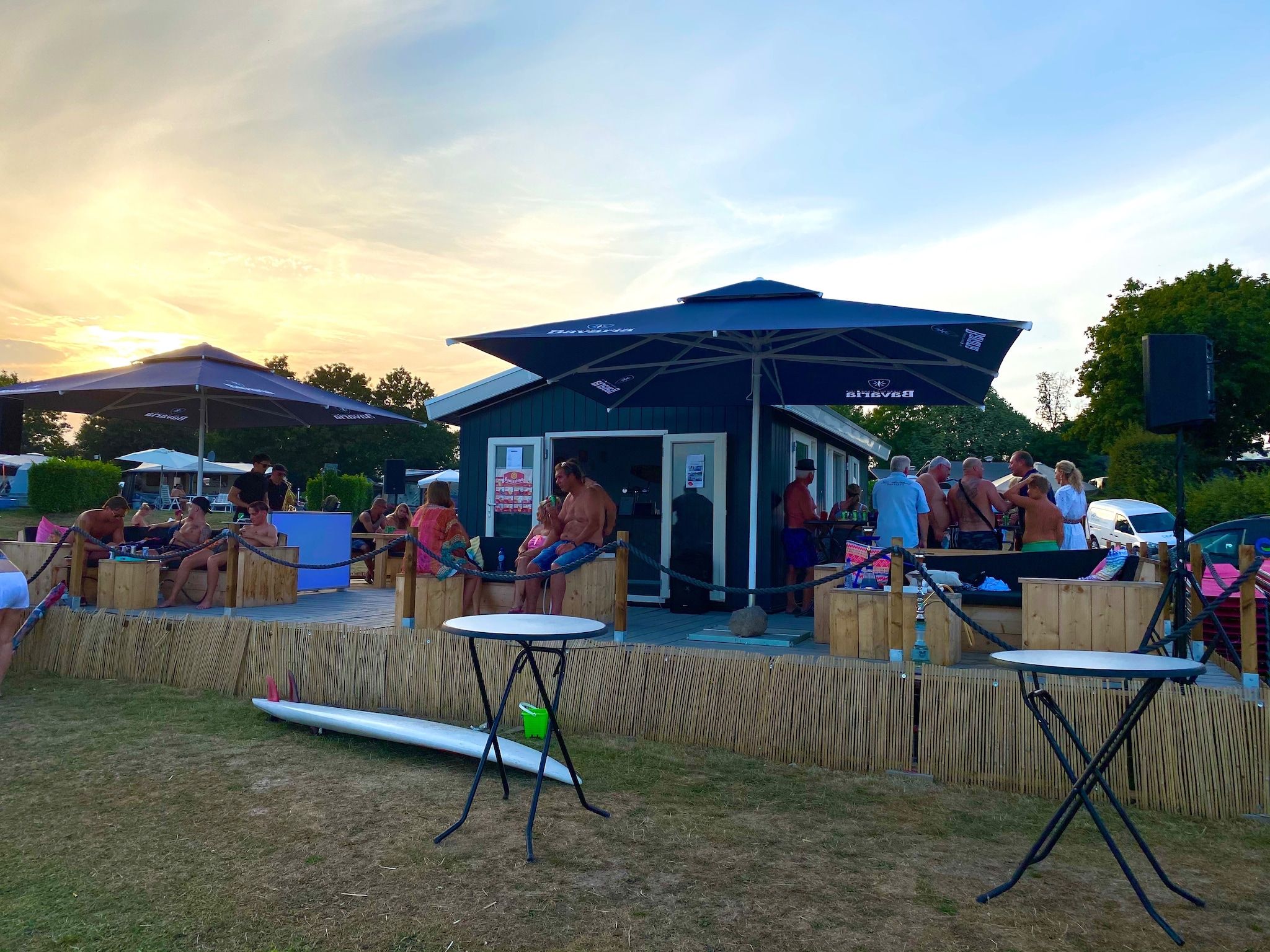 Parkfaciliteiten bij Recreatiepark Rhederlaagse Meren 18 in Lathum