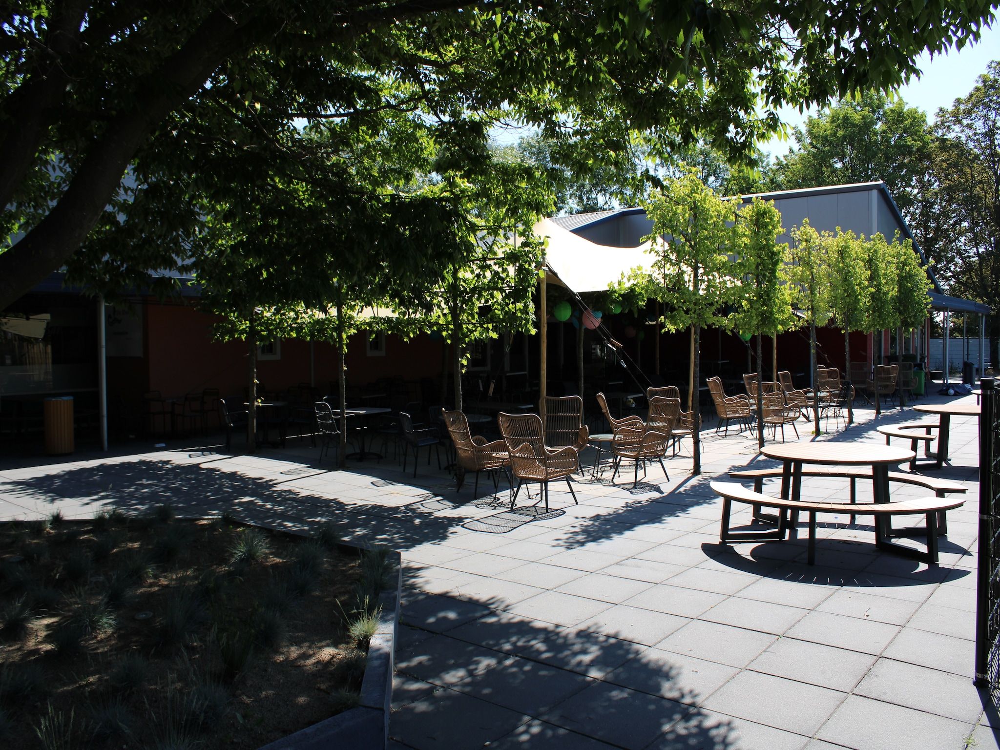 Parkfaciliteiten bij Recreatiepark Rhederlaagse Meren 18 in Lathum