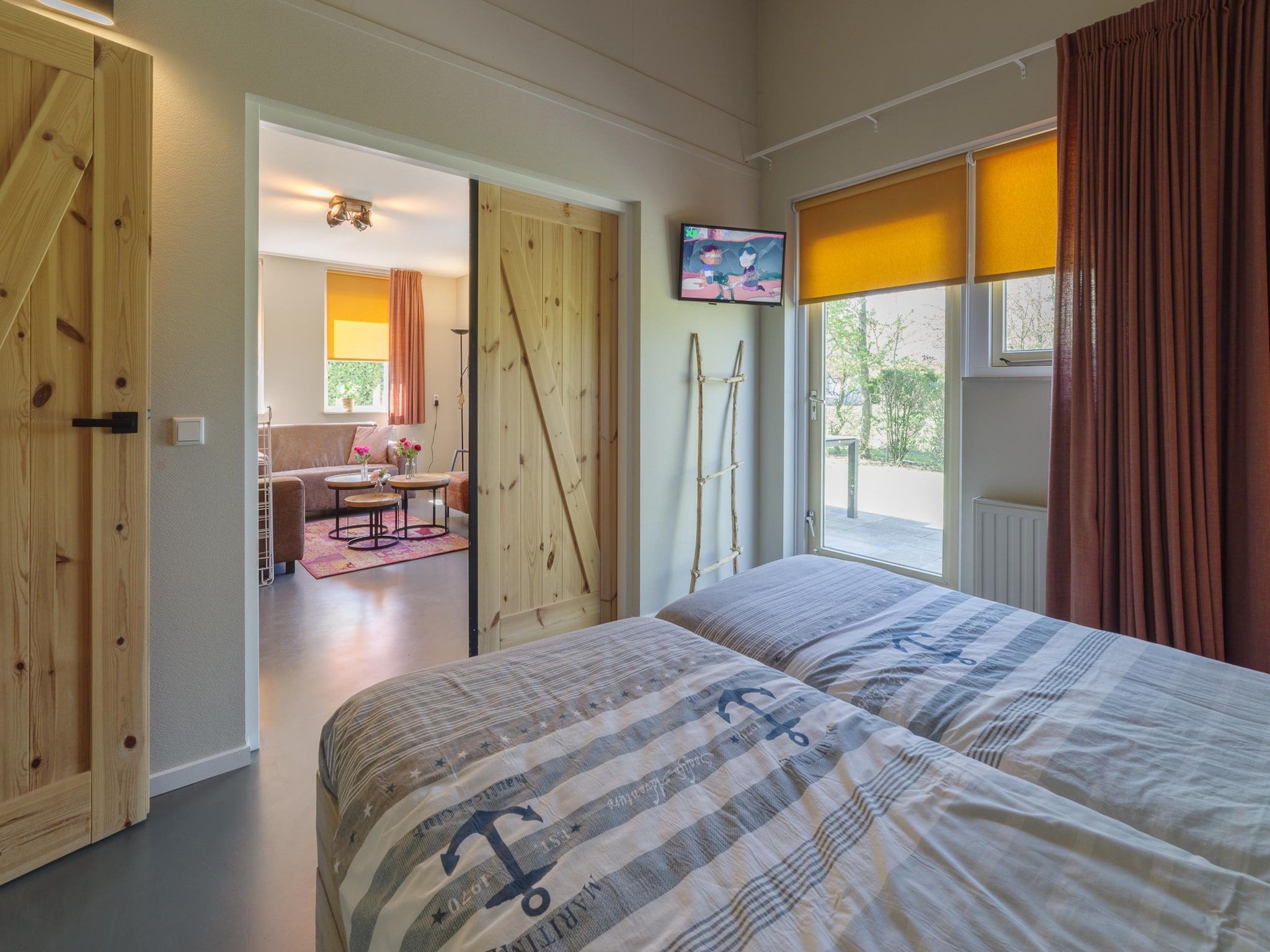 Een slaapkamer van Villapark De Oesterbaai 74 in Wemeldinge