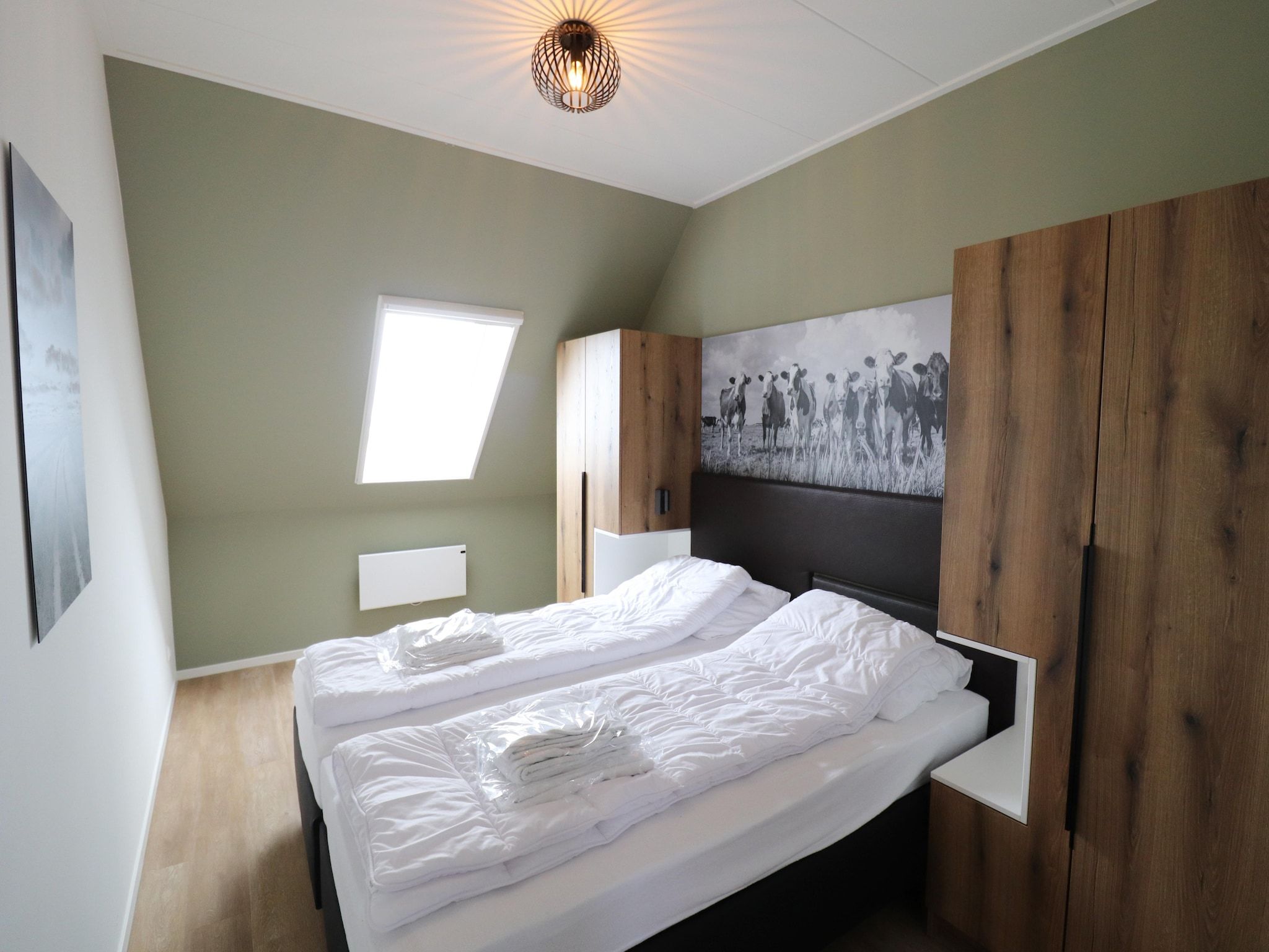 Een slaapkamer van Friese Villa in Leons in Leons