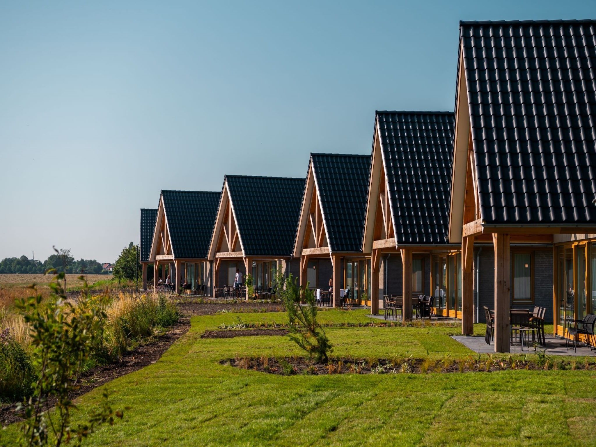 Parkfaciliteiten bij Resort Cadzand 3 in Cadzand