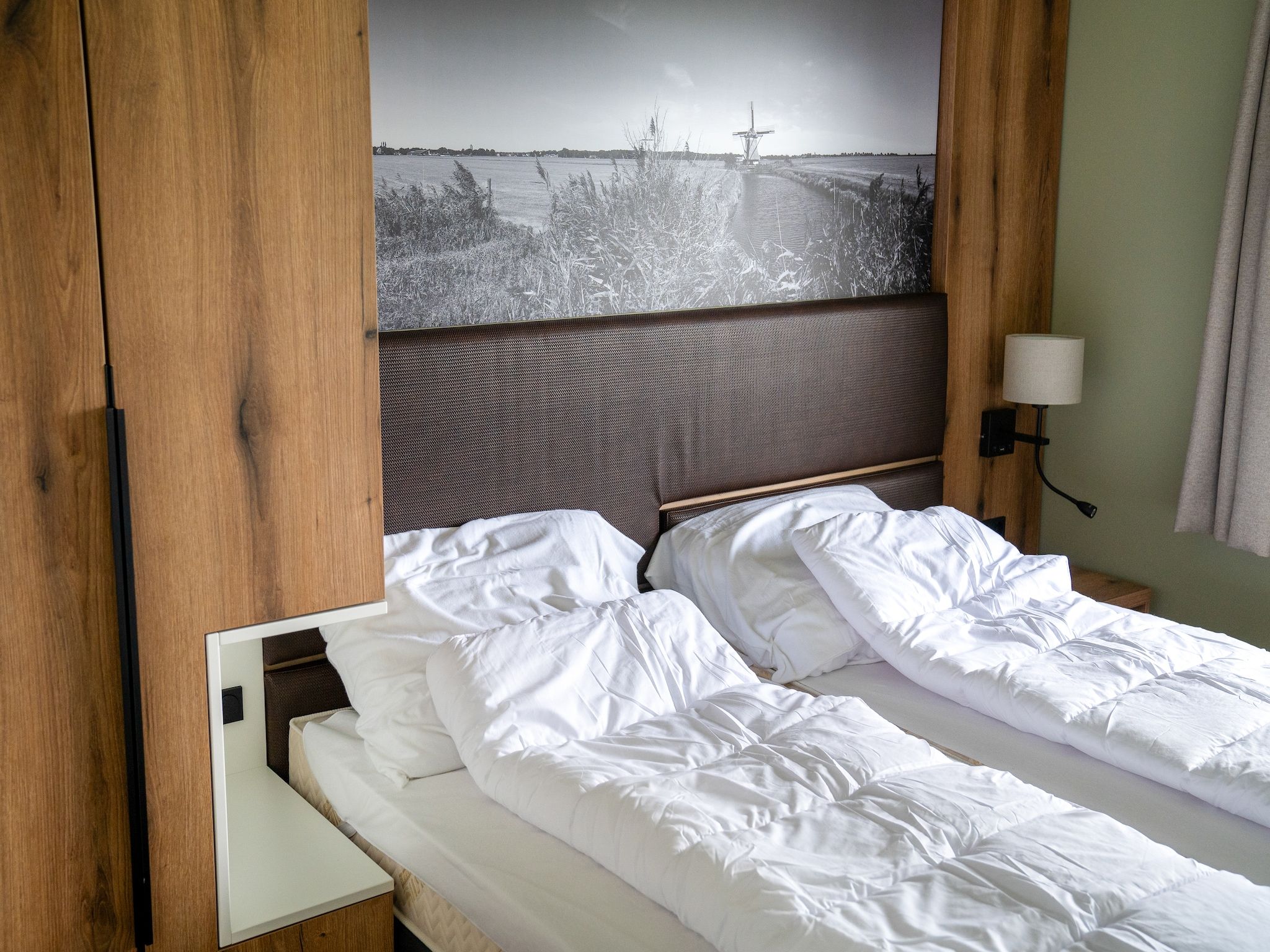 Een slaapkamer van Friese Villa in Leons in Leons