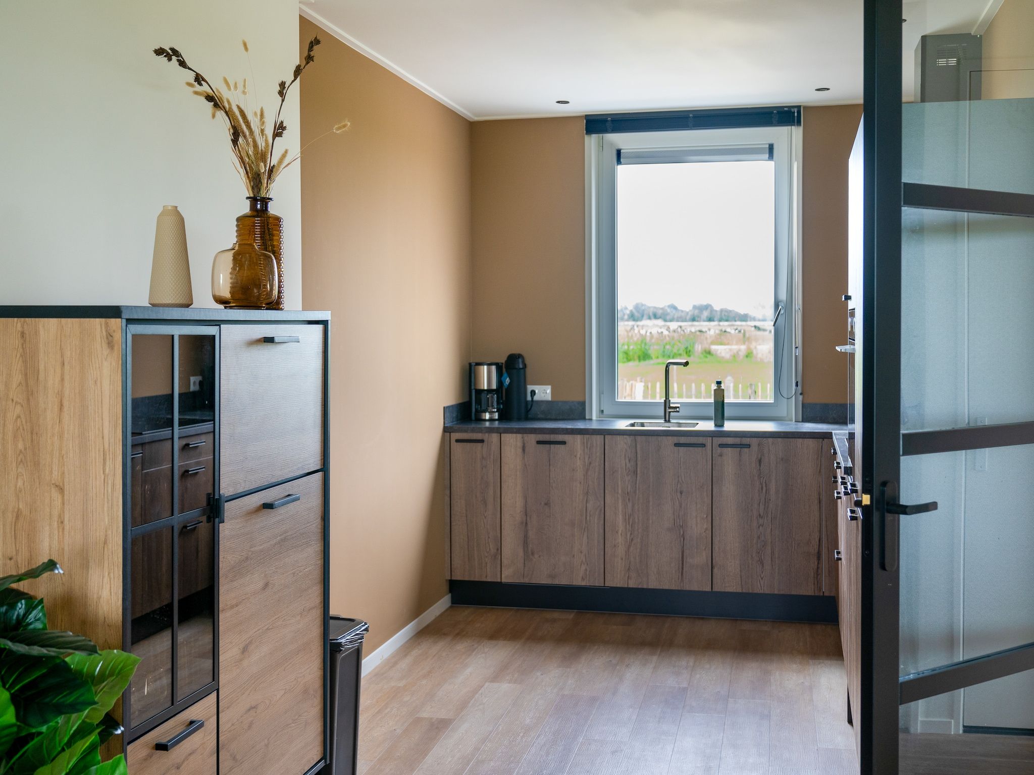 De keuken van 20 persoons villa in Leons