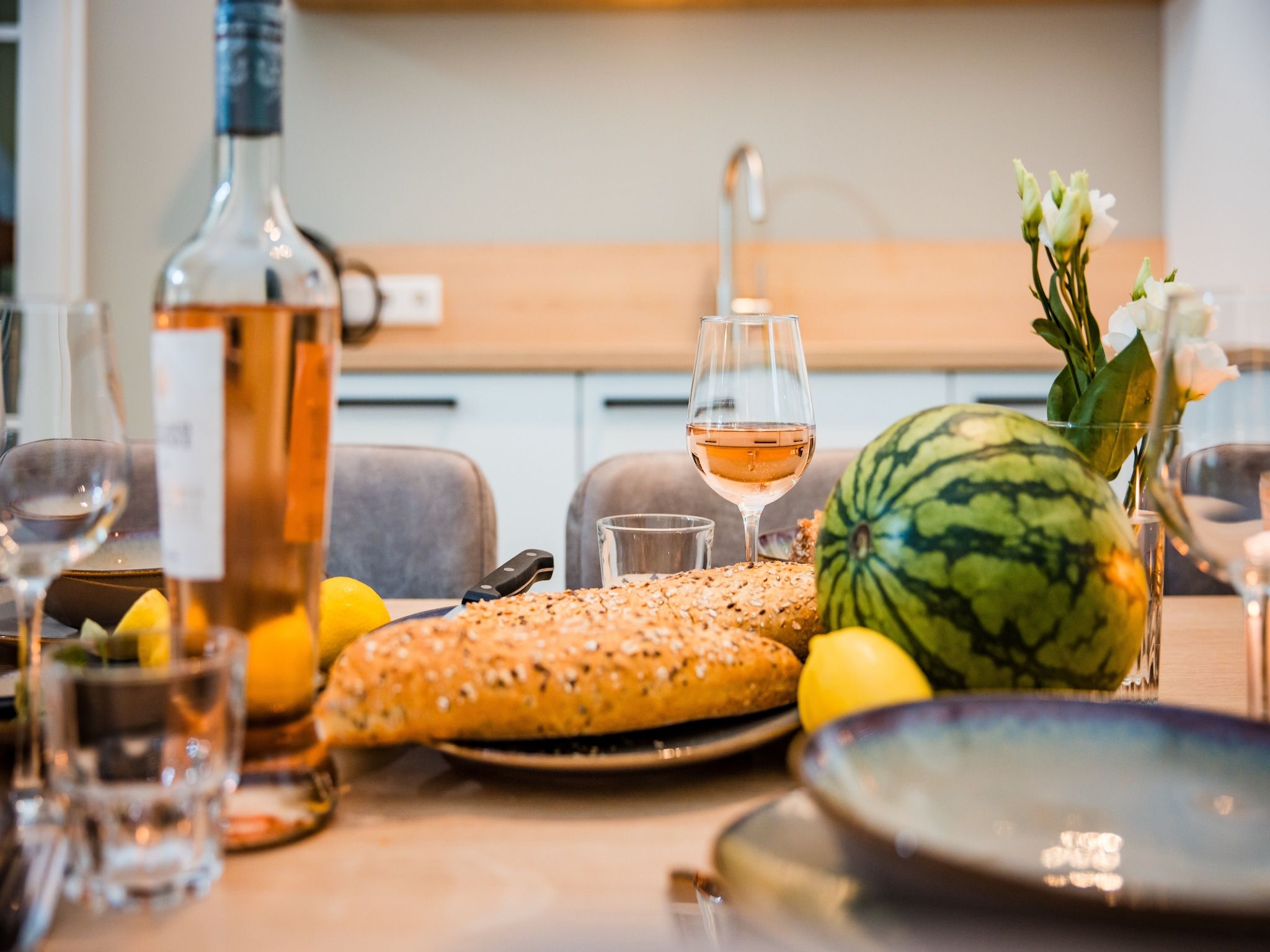 De keuken van Steenpatrijs 17-06 in Voorthuizen