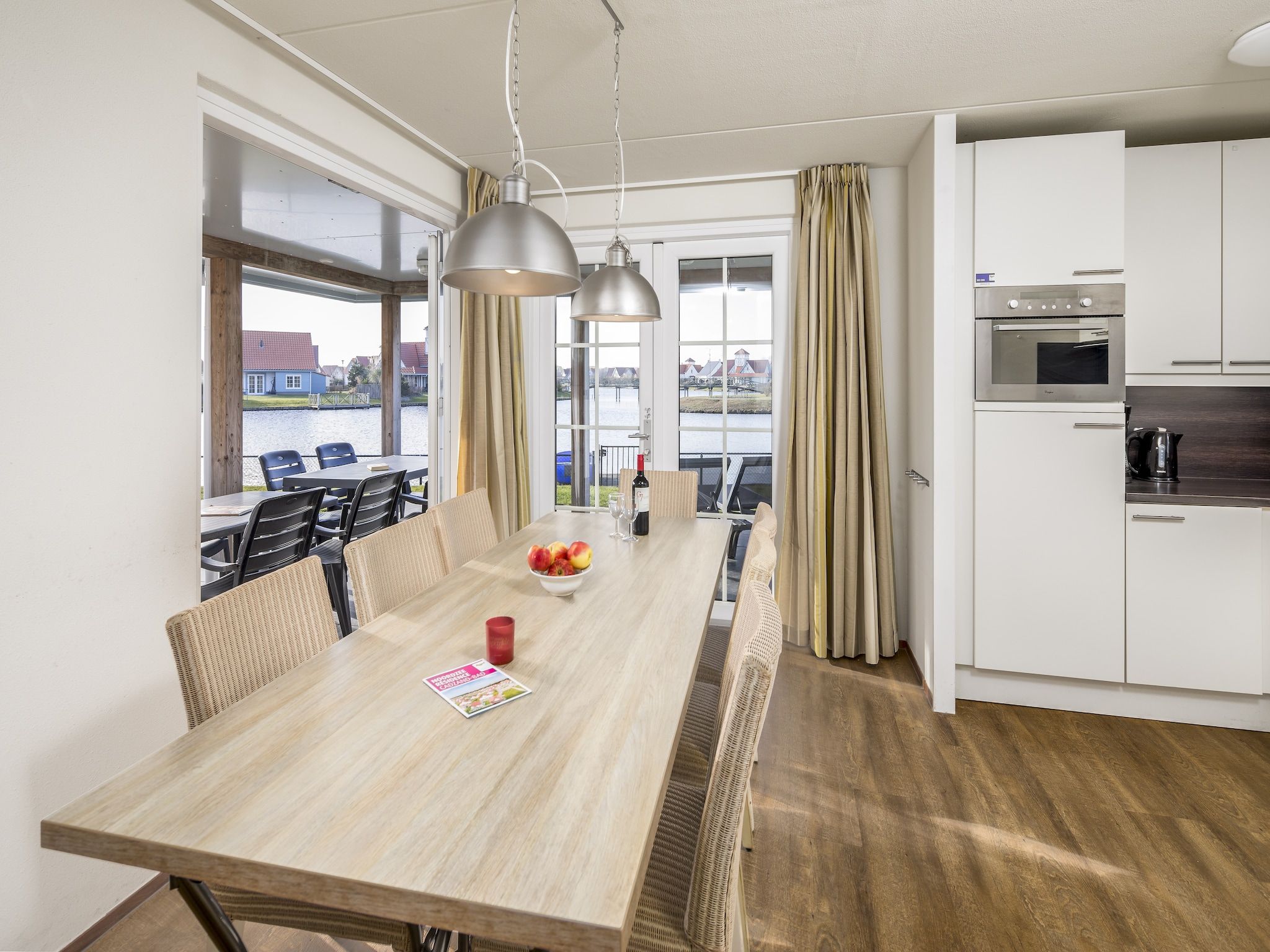 De keuken van Noordzee Résidence Cadzand-Bad 38 in Cadzand-Bad