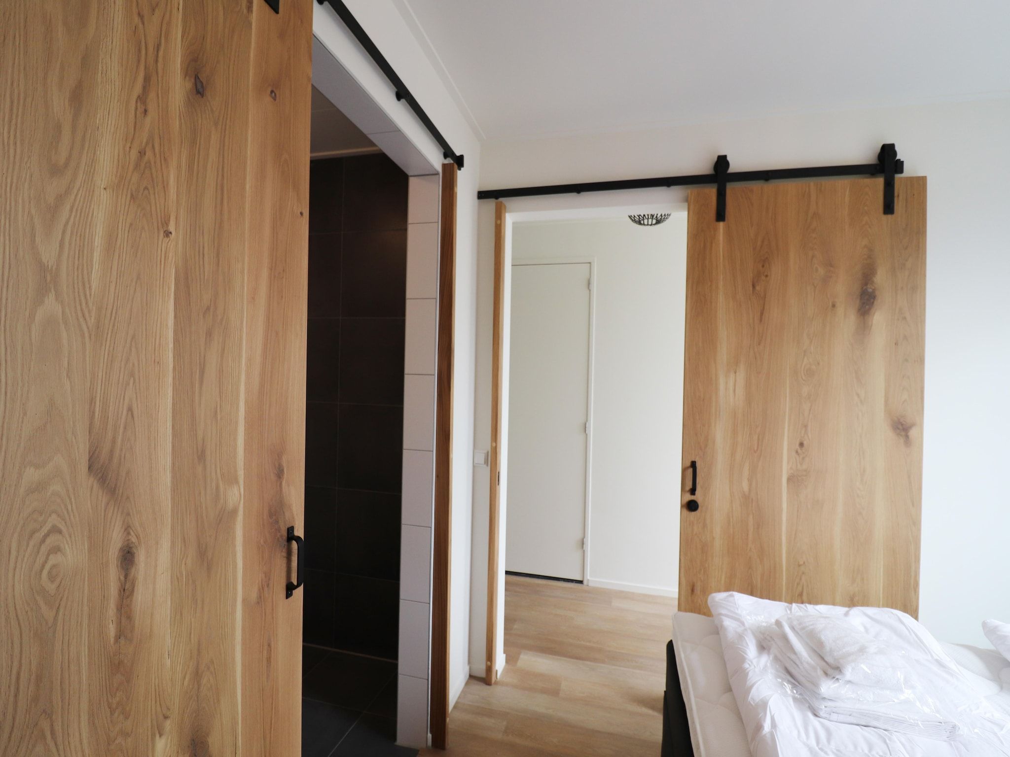 Een slaapkamer van Friese villa in Leons in Leons