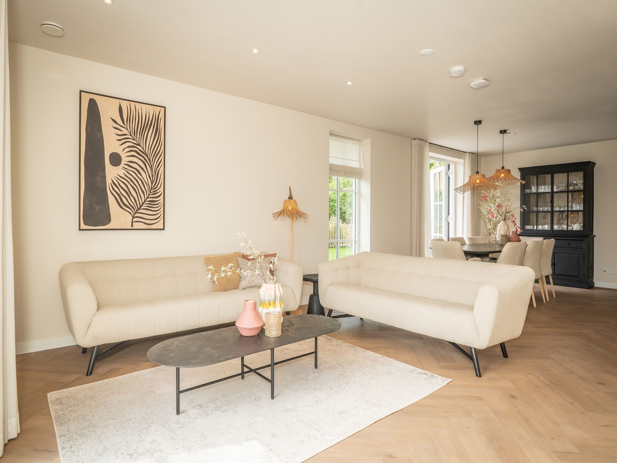 De woonkamer van So What 25a in De Koog