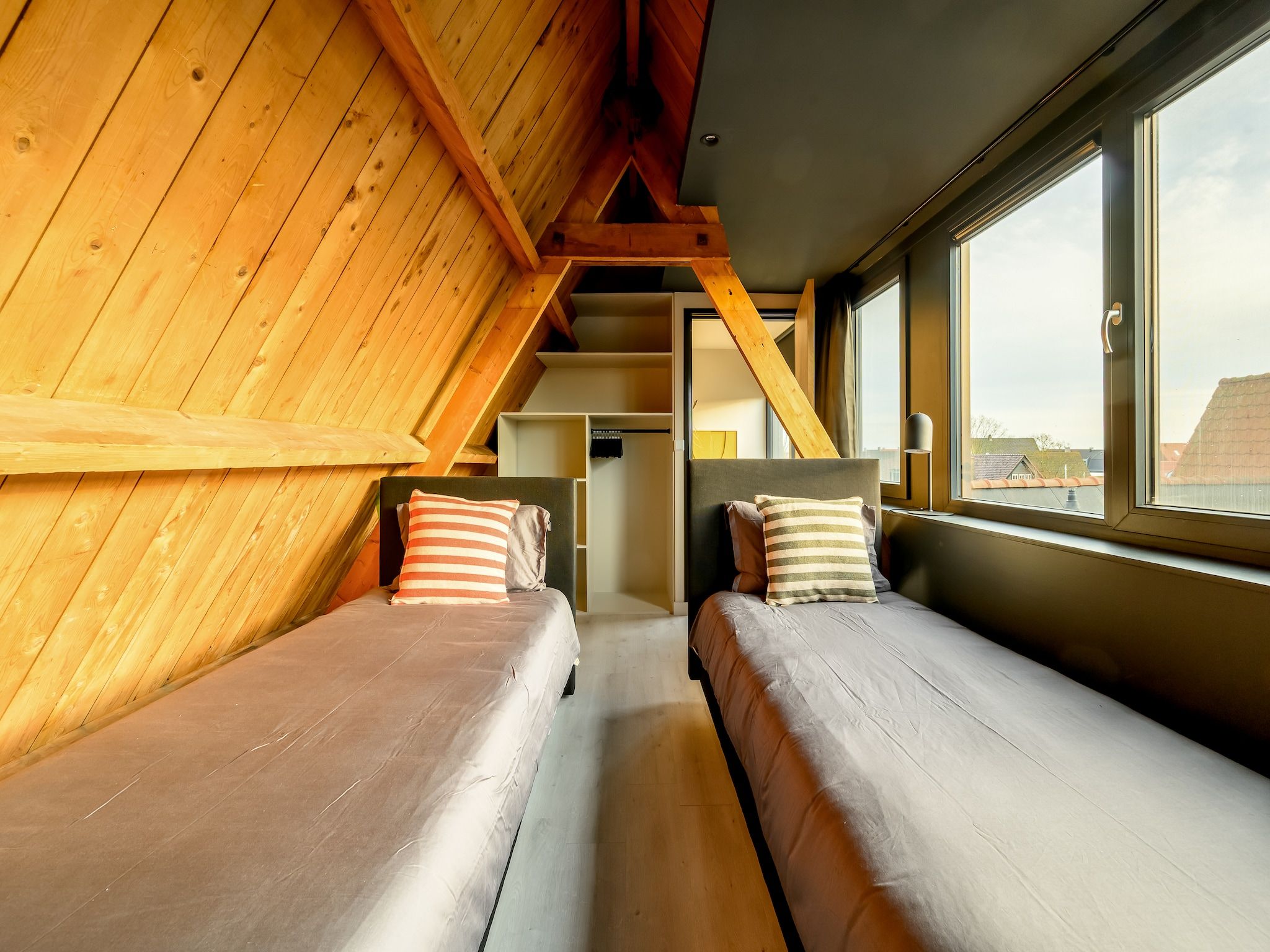 Een slaapkamer van Loft Loopuyt in Julianadorp