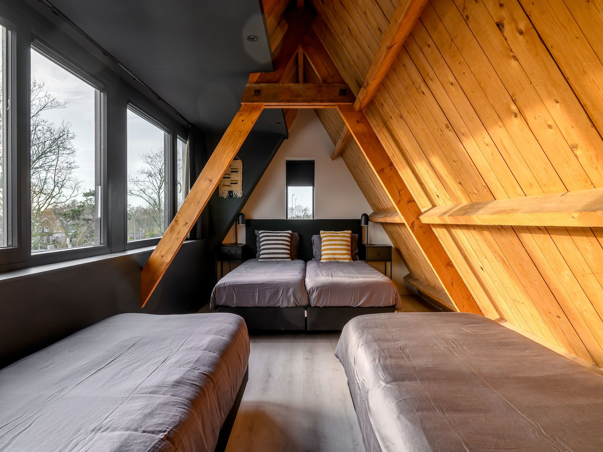 Een slaapkamer van Loft Loopuyt in Julianadorp