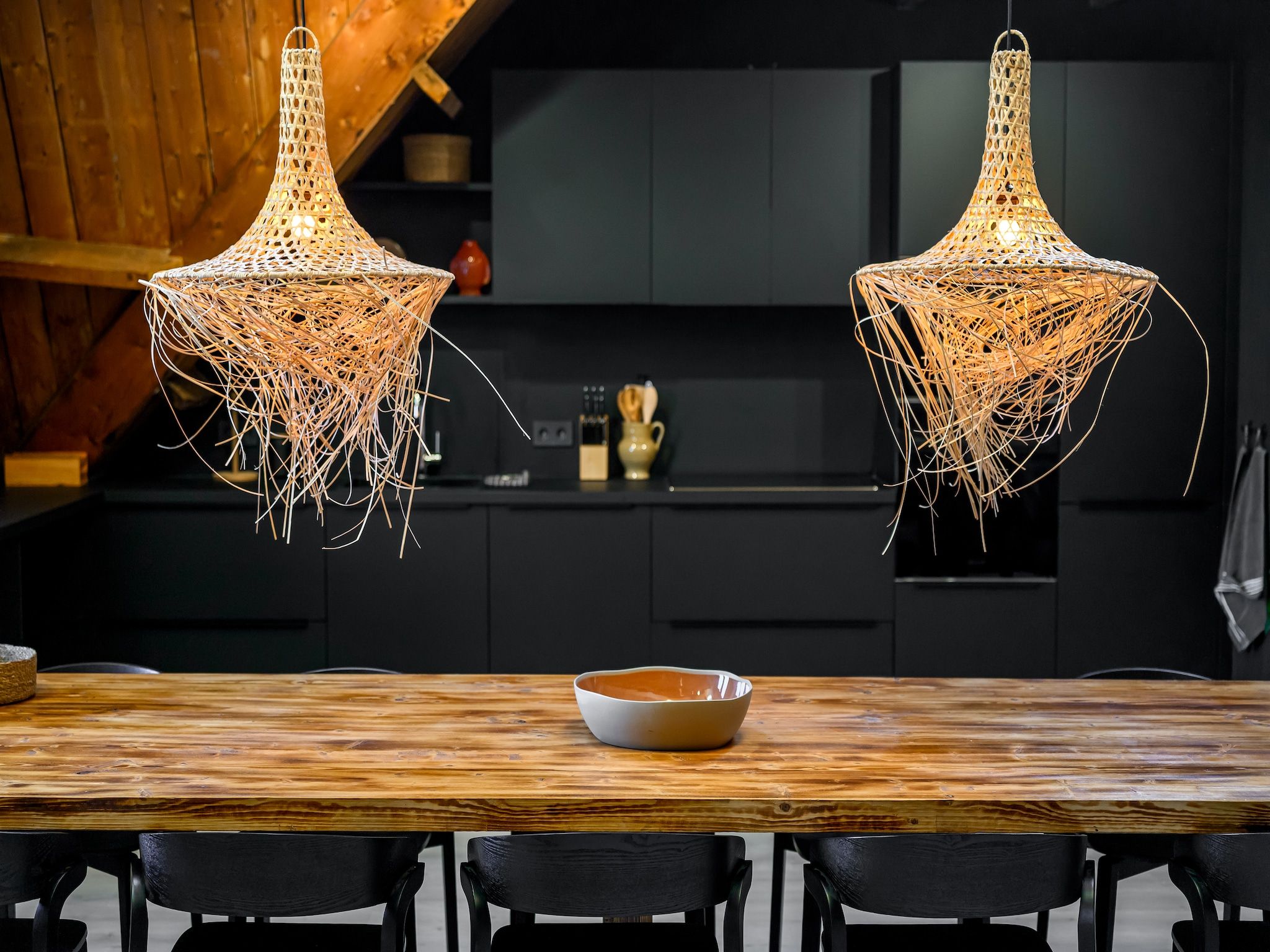 De eetkamer van Loft Loopuyt in Julianadorp