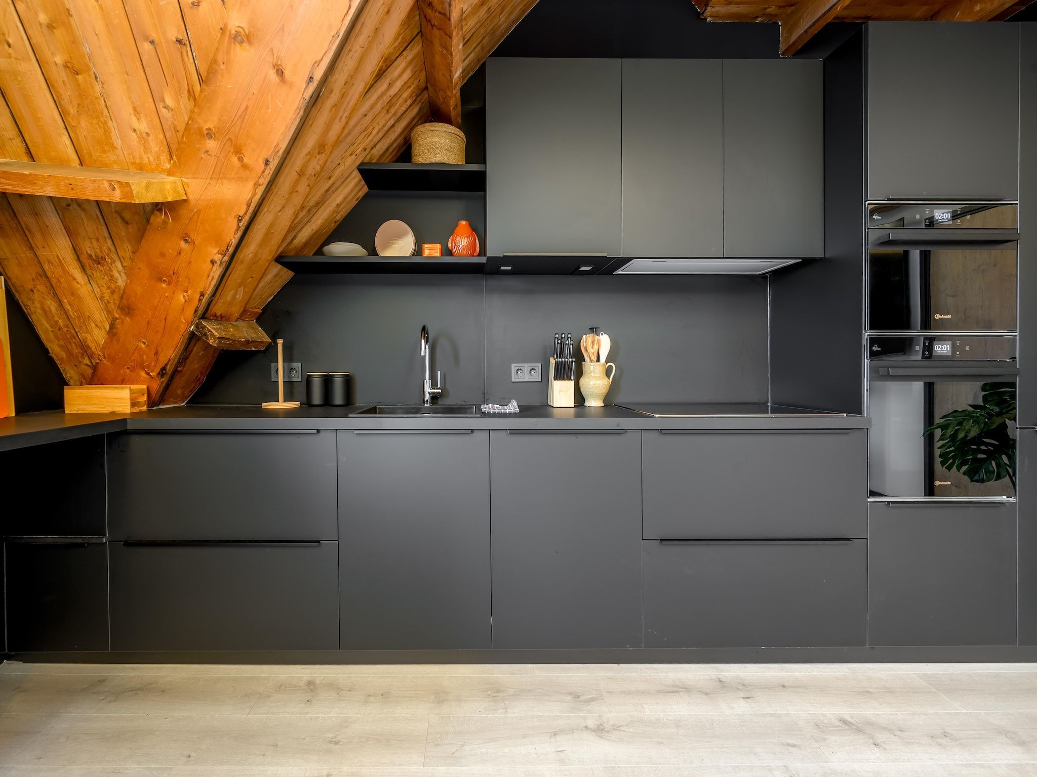 De keuken van Loft Loopuyt in Julianadorp