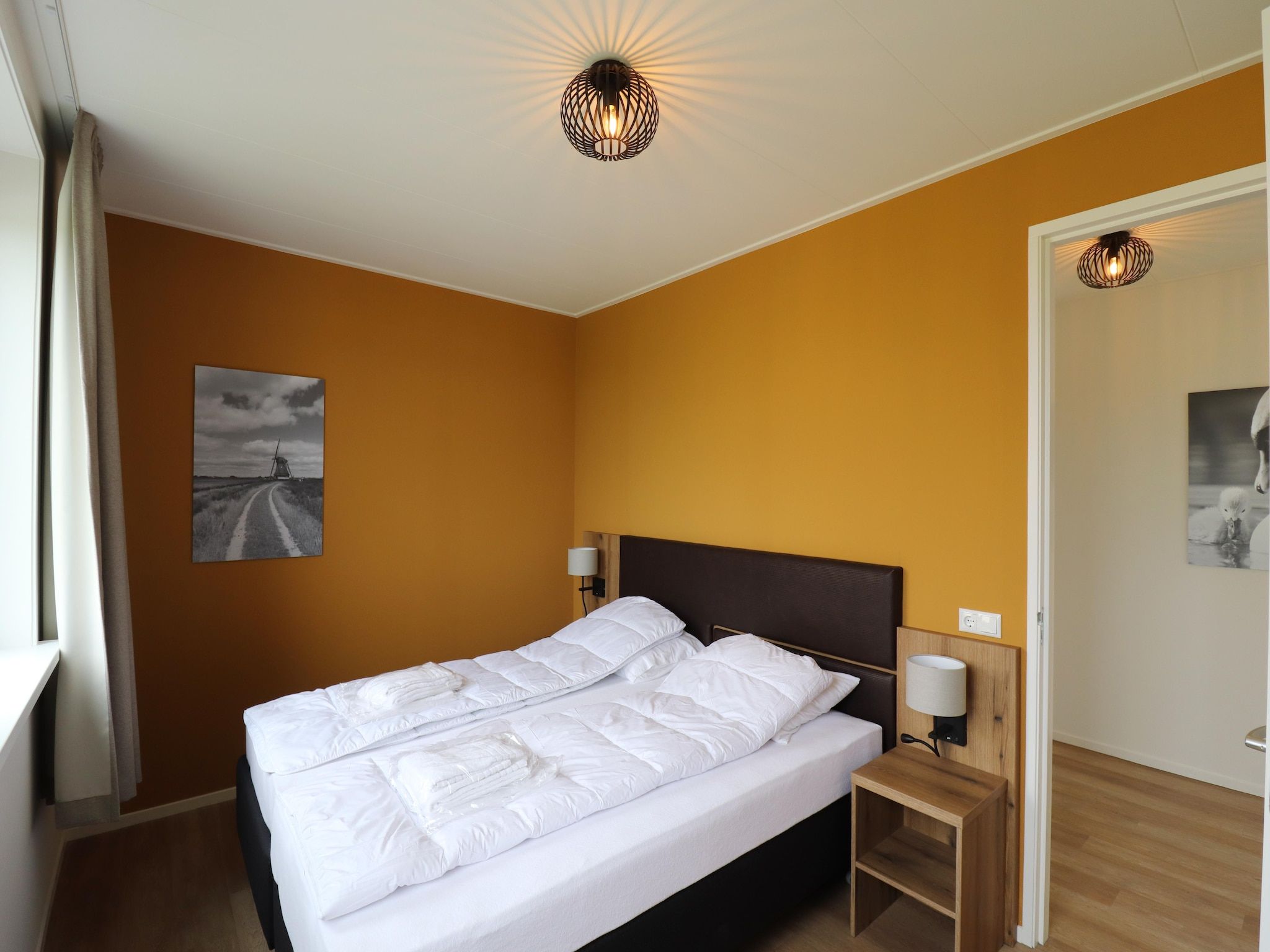 Een slaapkamer van Friese villa in Leons