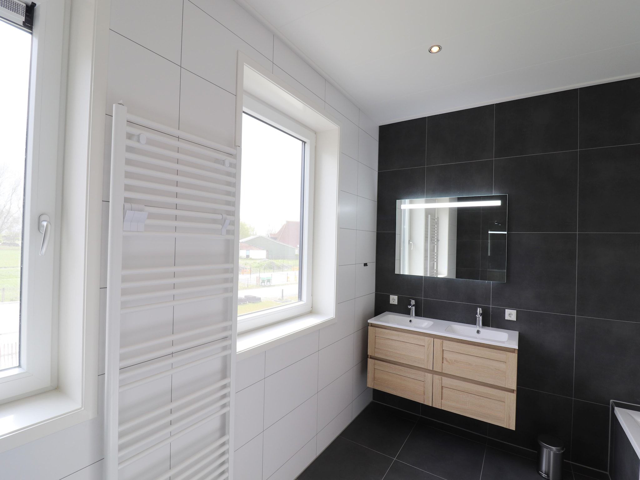 De badkamer van Friese villa in Leons