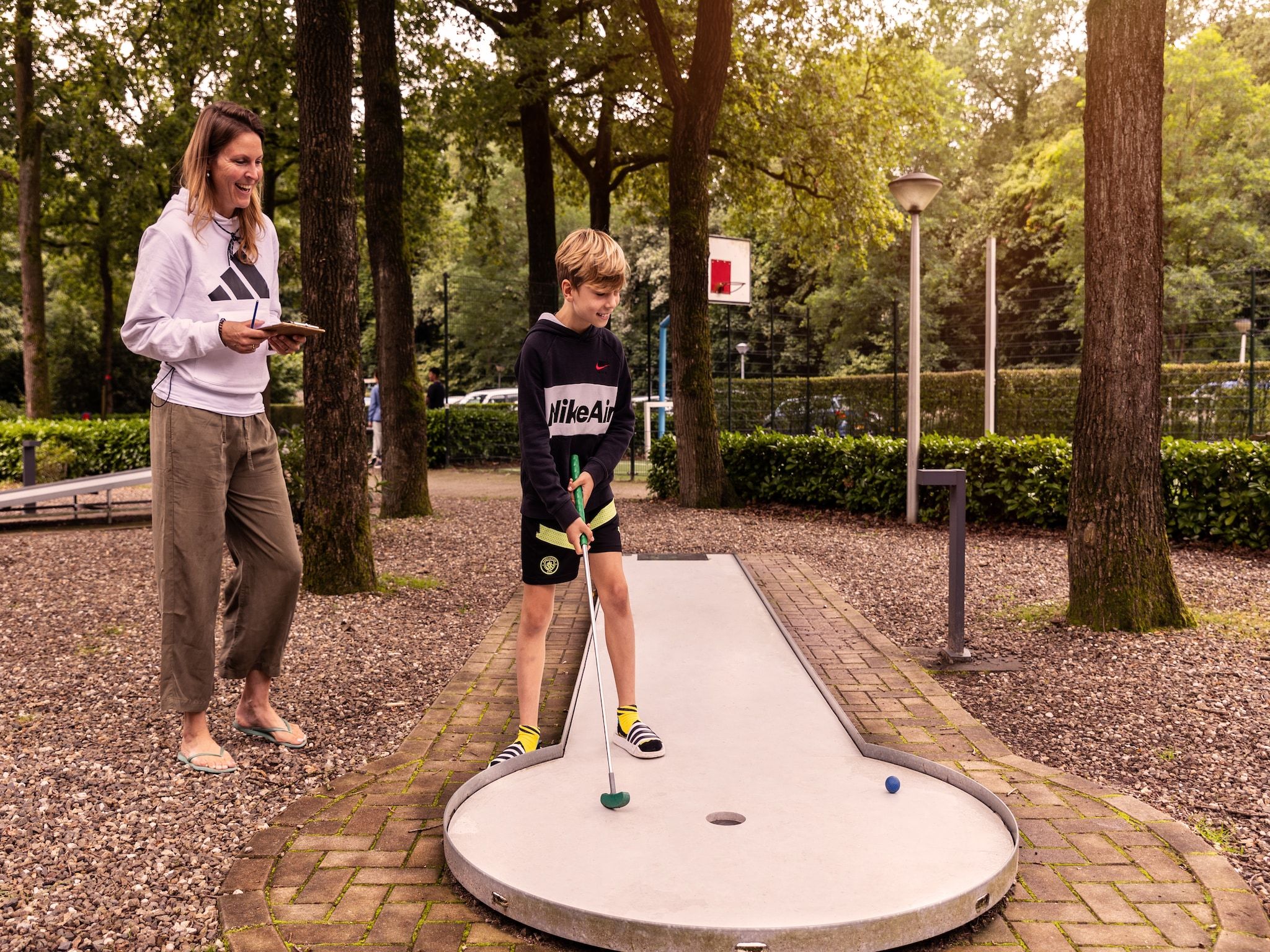 Parkfaciliteiten bij Parc Heihaas 14 in Putten
