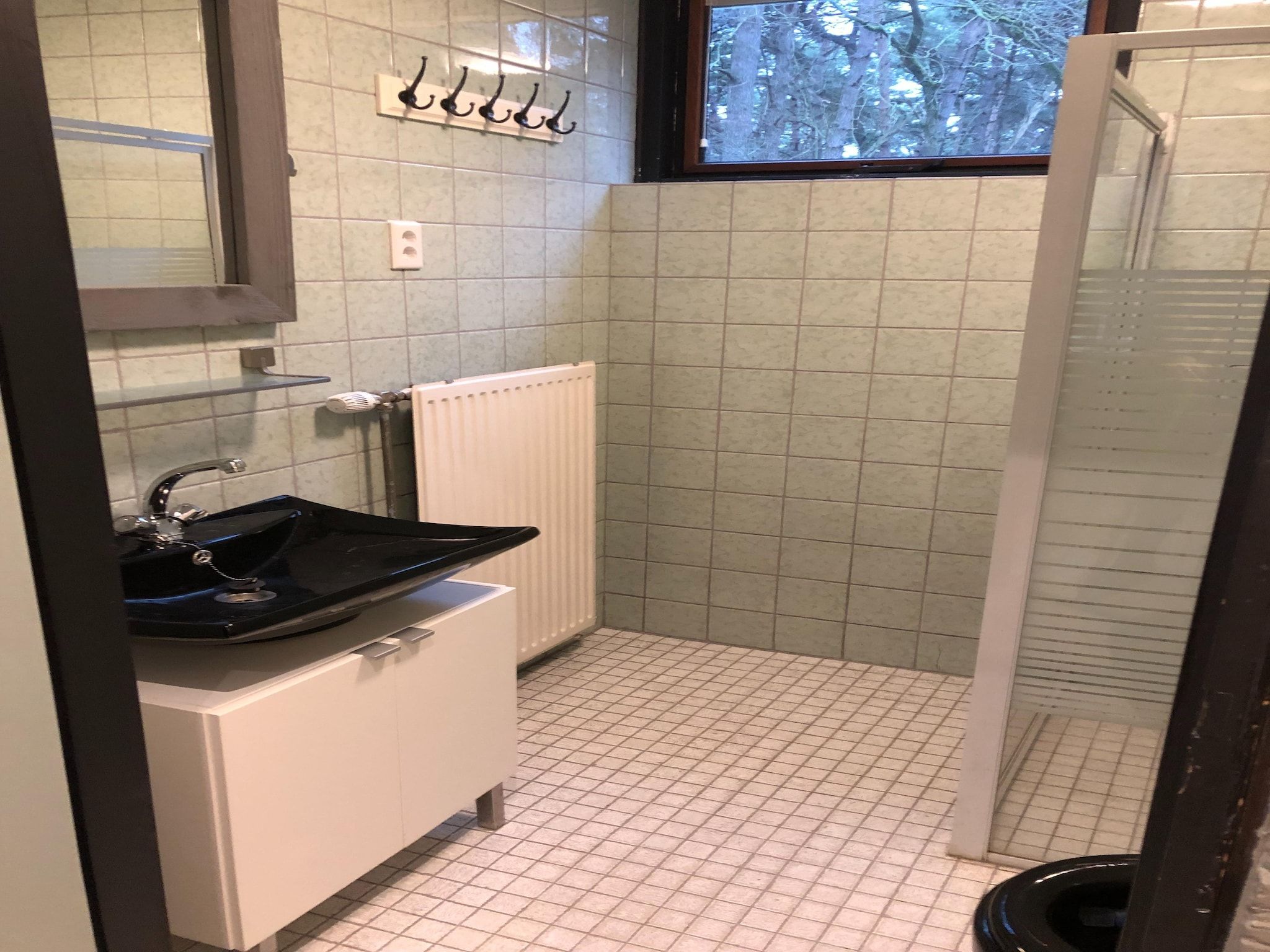 De badkamer van Vosseven 46&47&nbsp;Aalbes in Stramproy