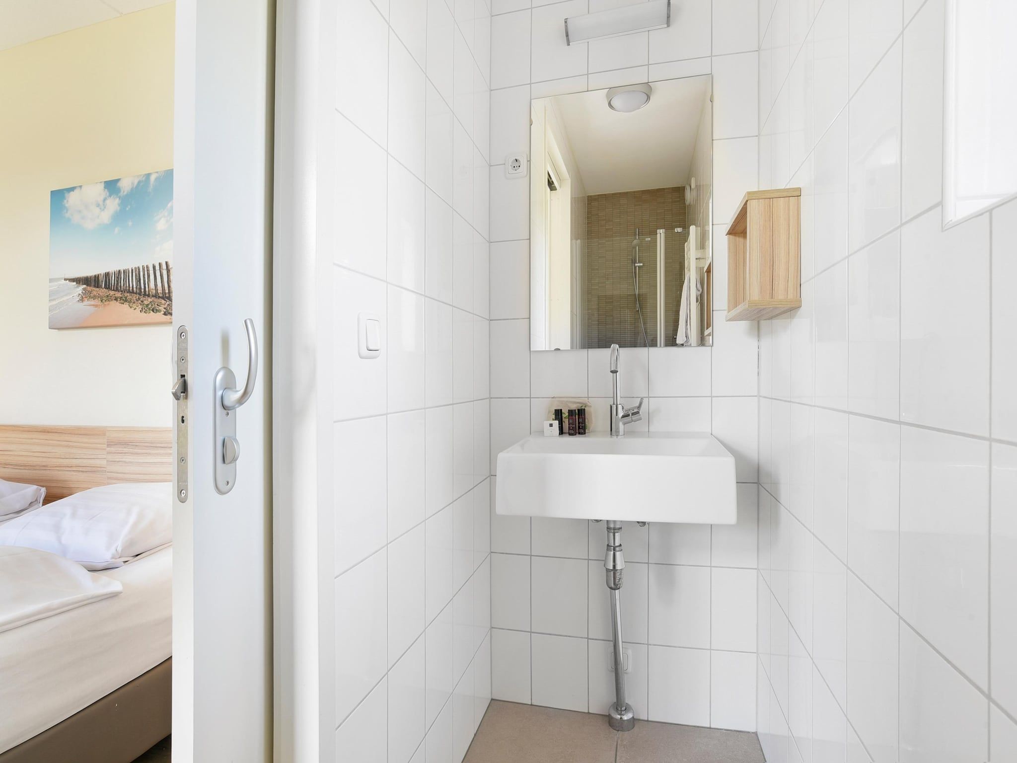 De badkamer van Strand Resort Nieuwvliet-Bad 1 in Nieuwvliet