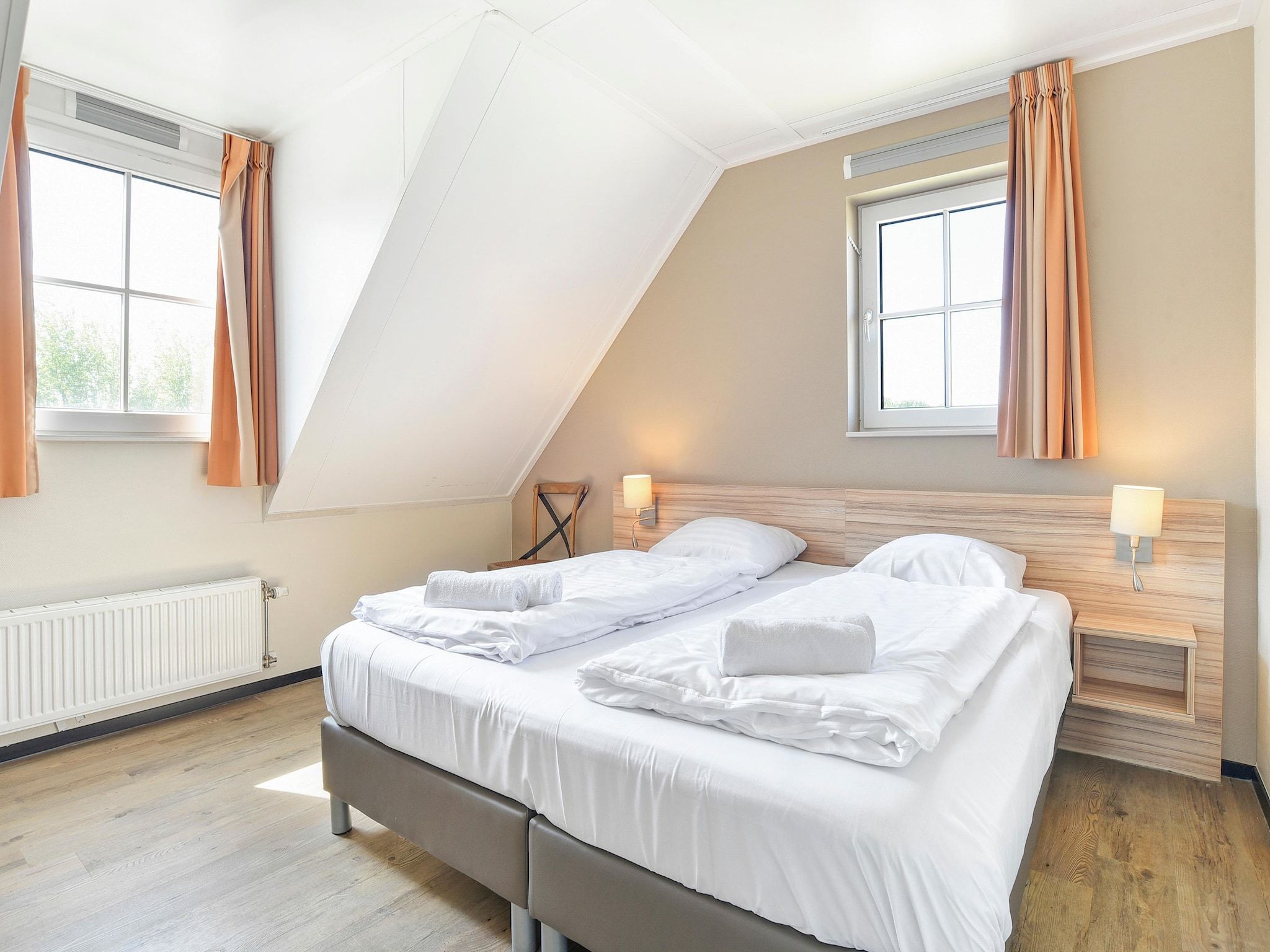 Een slaapkamer van Strand Resort Nieuwvliet-Bad 1 in Nieuwvliet