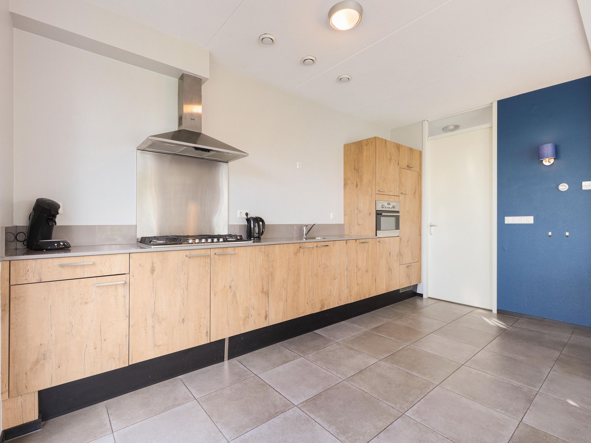 De keuken van Strand Resort Nieuwvliet-Bad 1 in Nieuwvliet