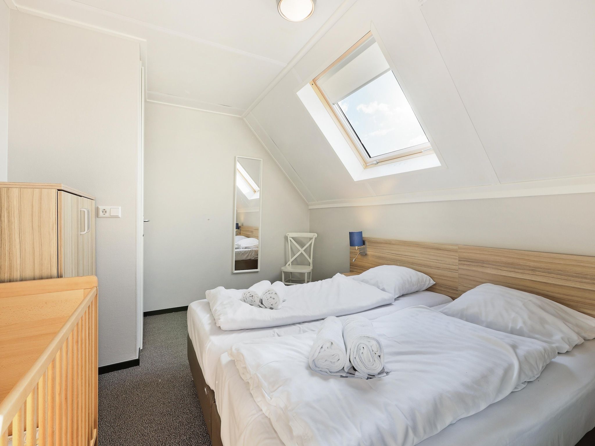 Een slaapkamer van Strand Resort Nieuwvliet-Bad 2 in Nieuwvliet