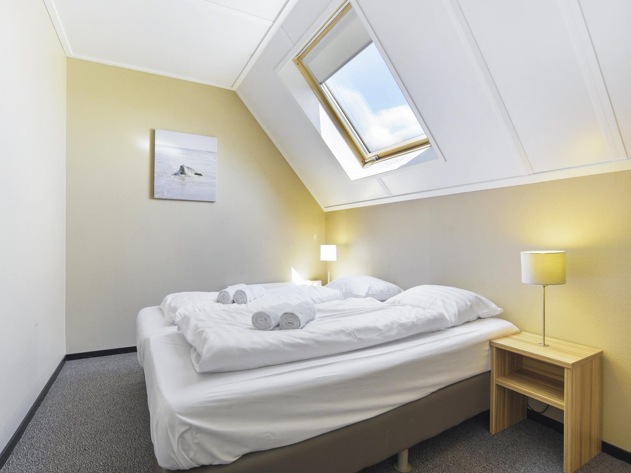 Een slaapkamer van Strand Resort Nieuwvliet-Bad 3 in Nieuwvliet