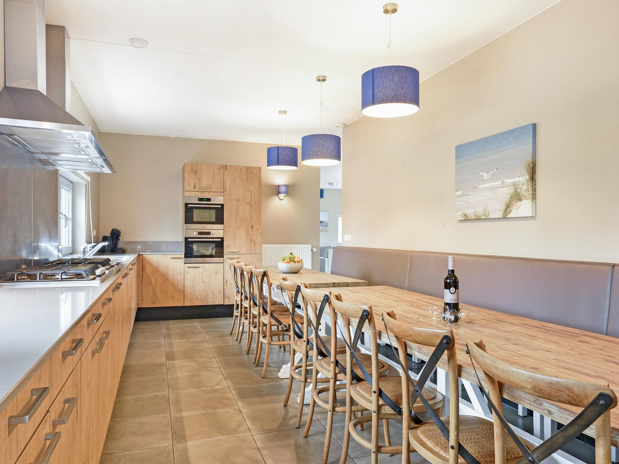 De keuken van Strand Resort Nieuwvliet-Bad 4 in Nieuwvliet