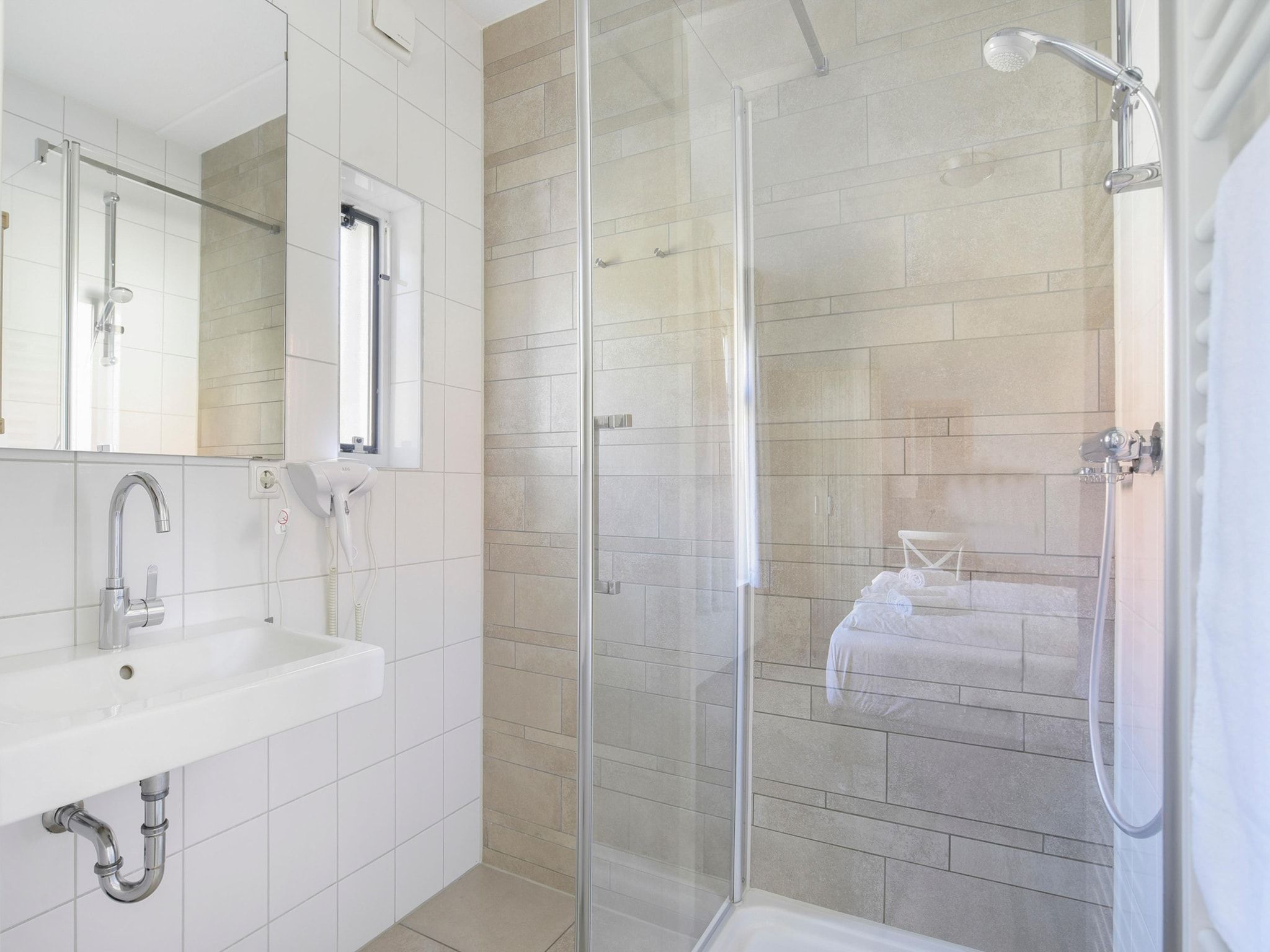 De badkamer van Strand Resort Nieuwvliet-Bad 13 in Nieuwvliet