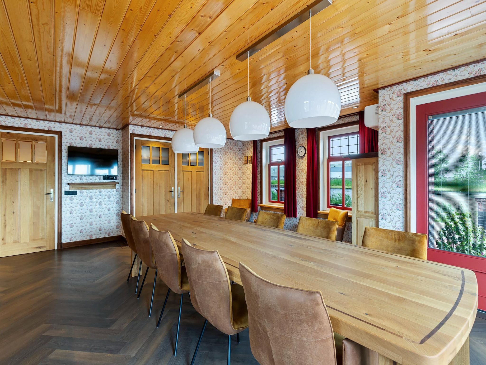 De woonkamer van Oane's Huske in Jistrum / Skûlenboarch