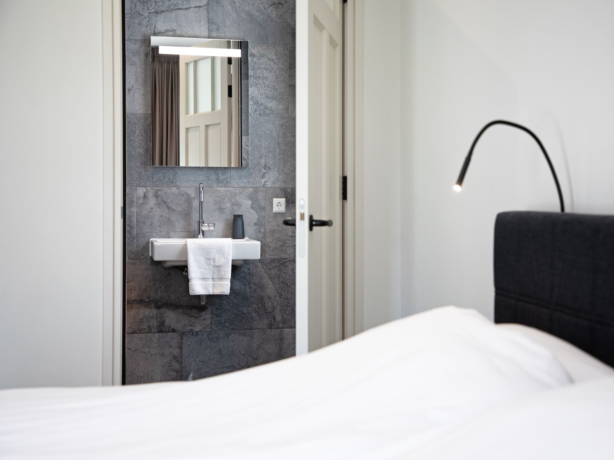 De badkamer van Familievilla Nieuw-Zeeland in Oosterend