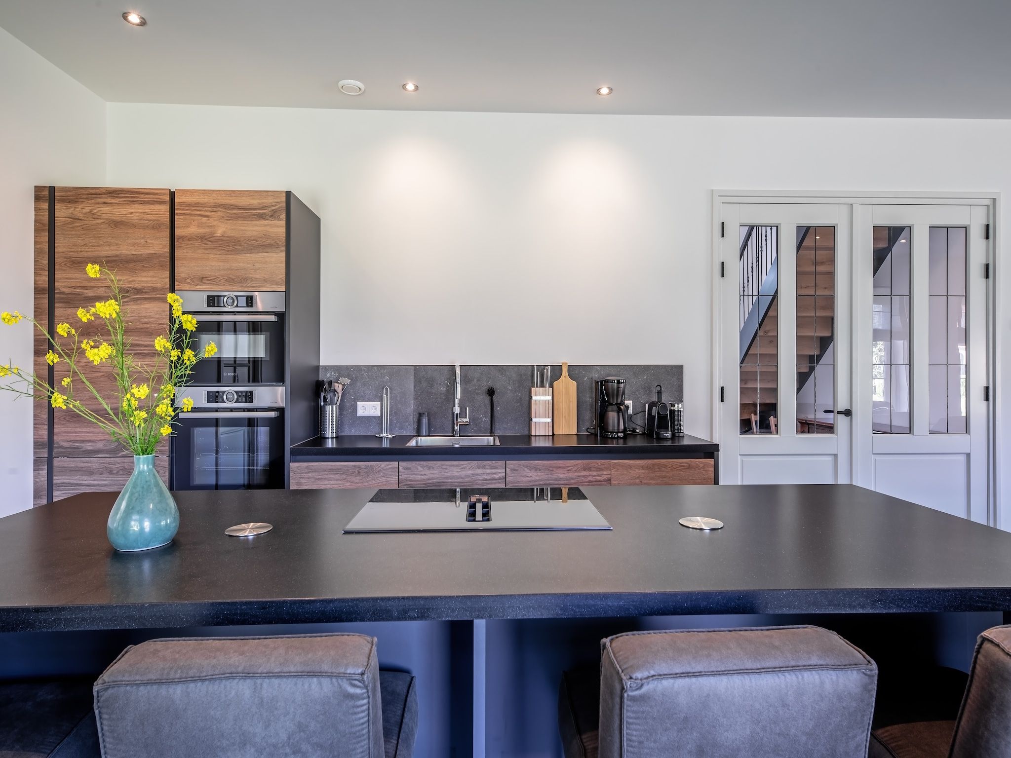 De keuken van Familievilla Nieuw-Zeeland in Oosterend