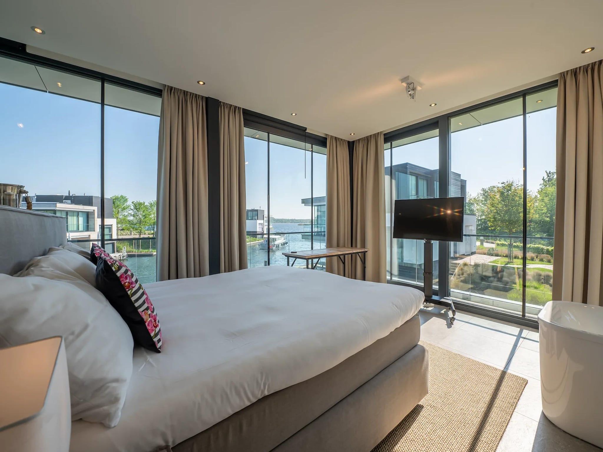 Een slaapkamer van Harbour Village 3 in Arnemuiden