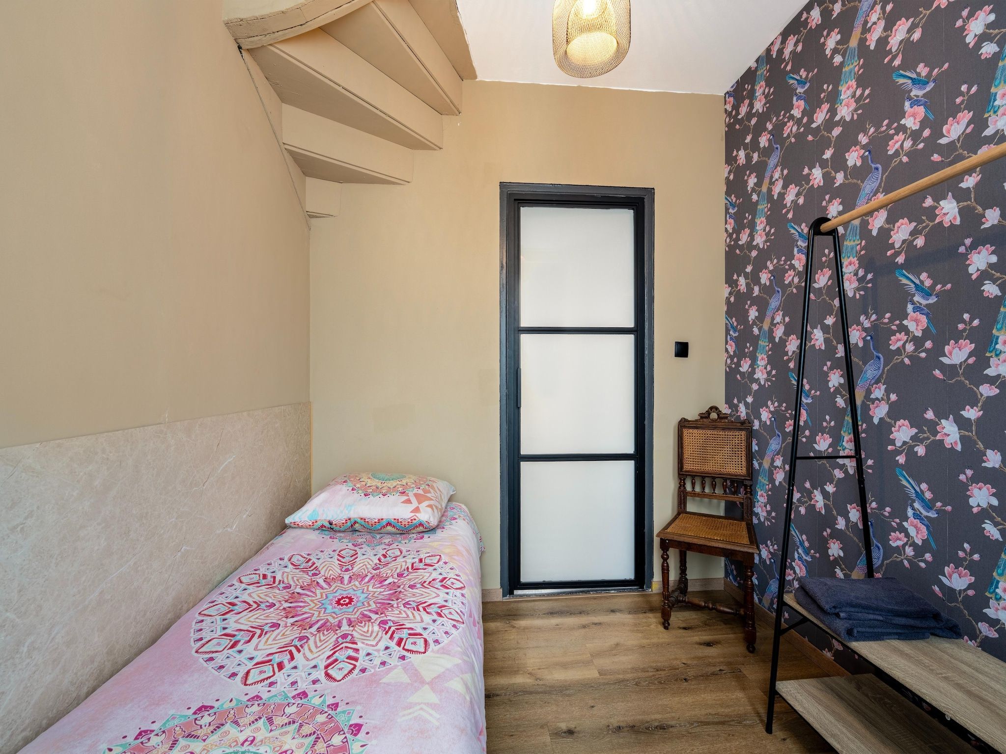 Een slaapkamer van Mergelhuis in Valkenburg