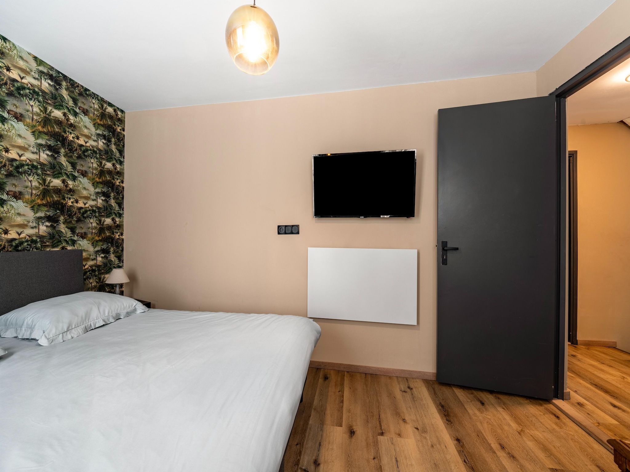 Een slaapkamer van Mergelhuis in Valkenburg