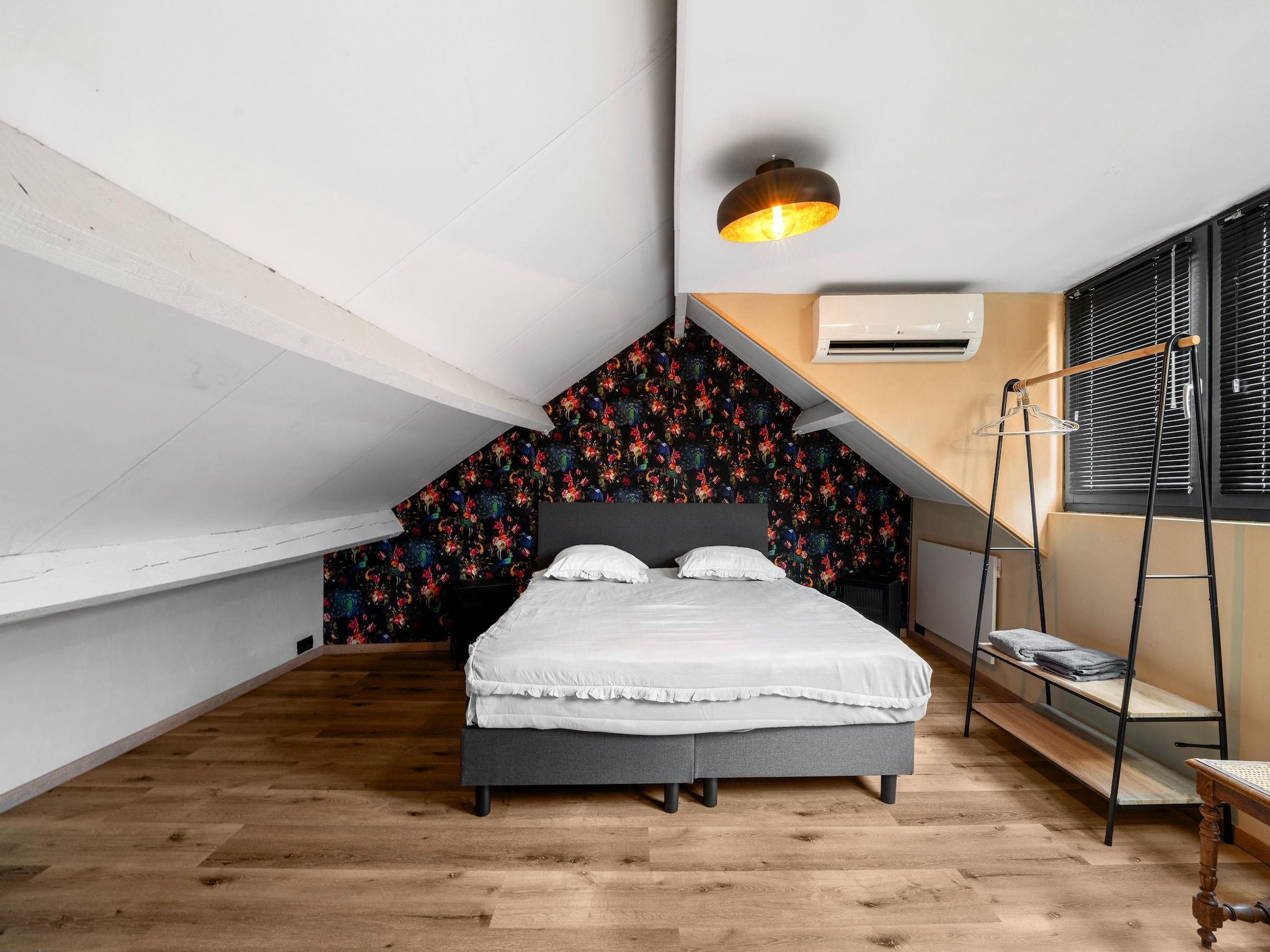 Een slaapkamer van Mergelhuis in Valkenburg