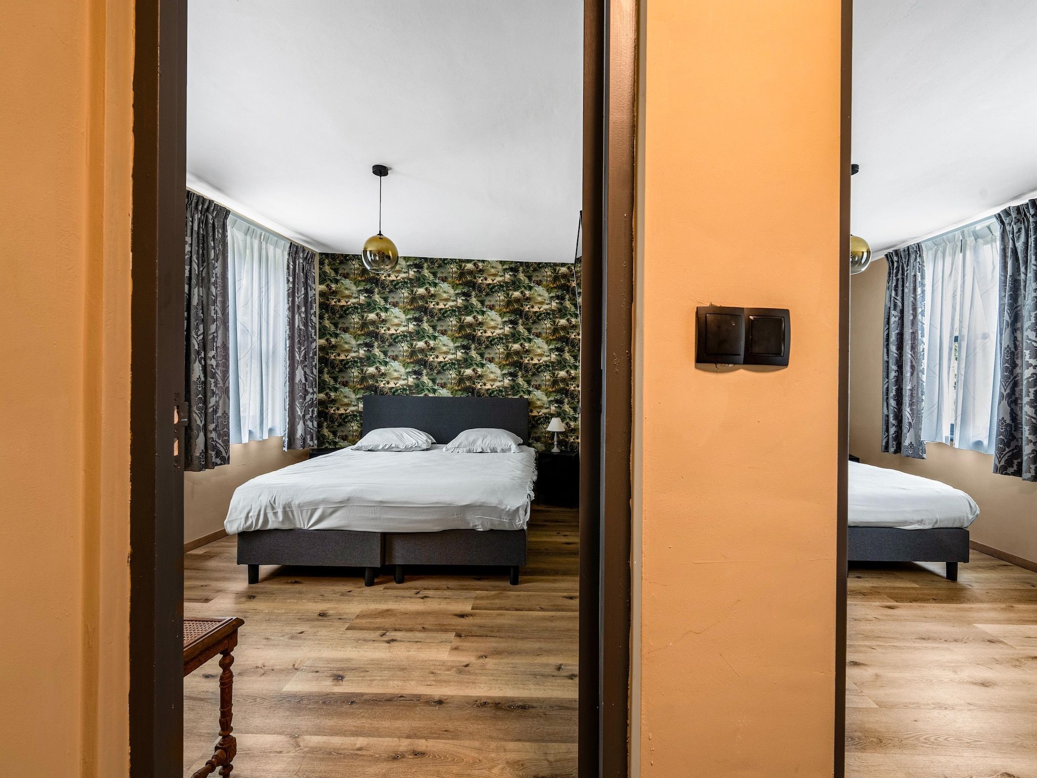 Een slaapkamer van Mergelhuis in Valkenburg