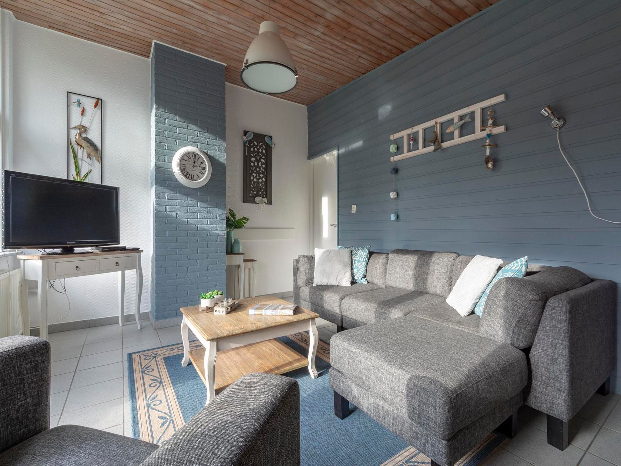 De woonkamer van Duinland XL in Sint Maartenszee