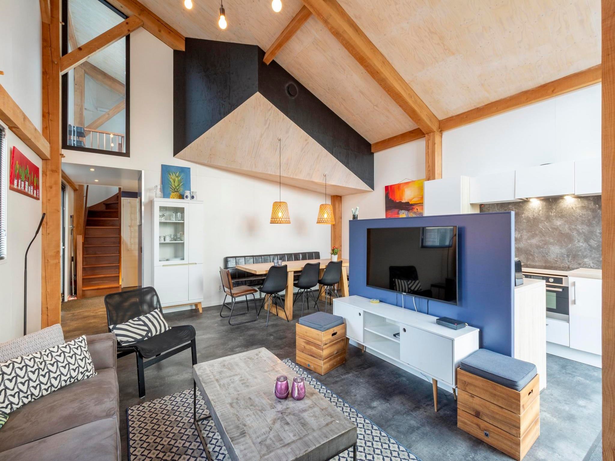 De woonkamer van Duinvink in Sint Maartenszee